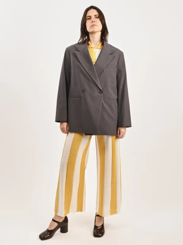 Thunder Chase Double Breasted Blazer made by Studio Nicholson