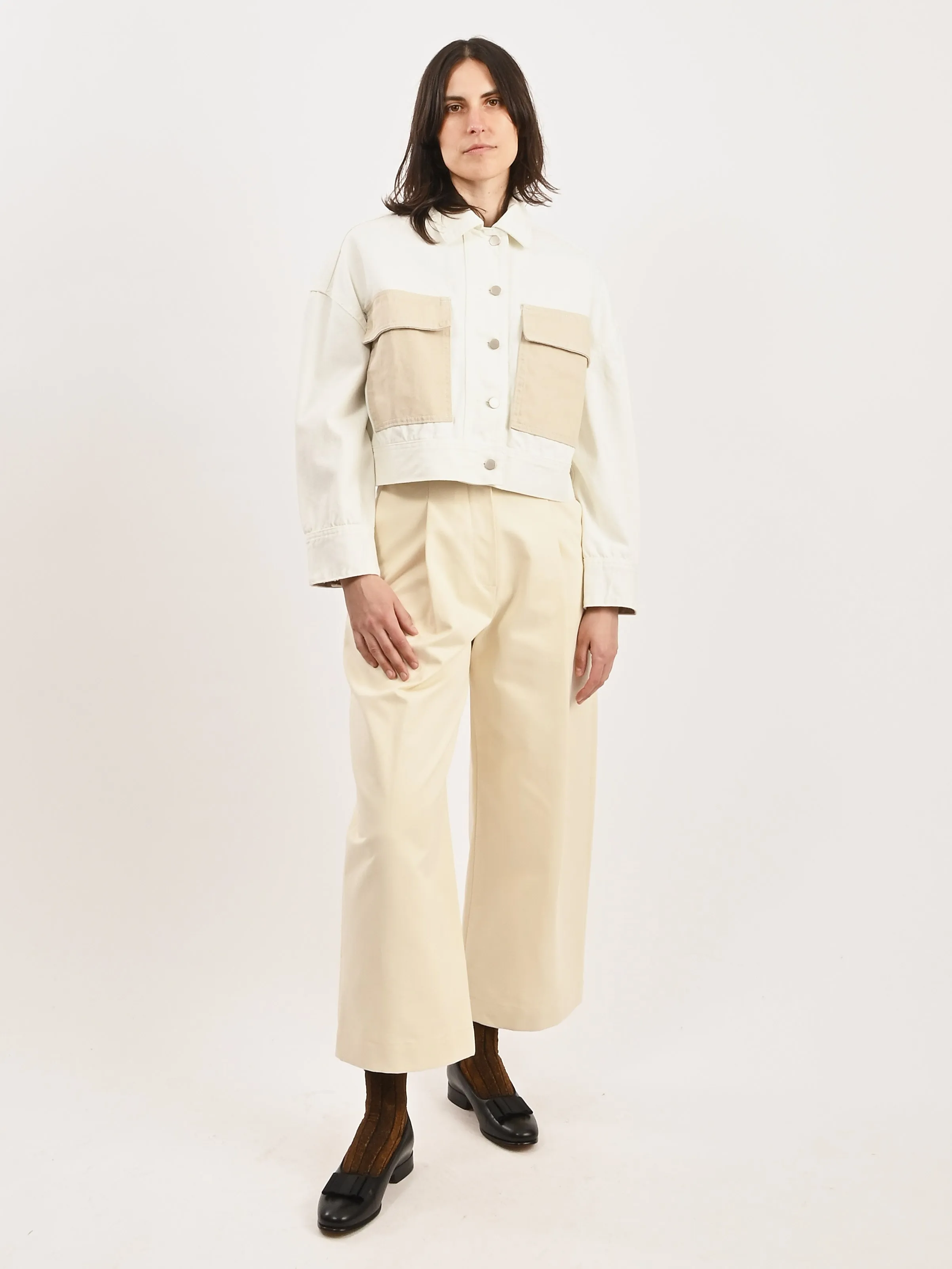 White/Stone Eva Jacket sold by Frances May Houseline