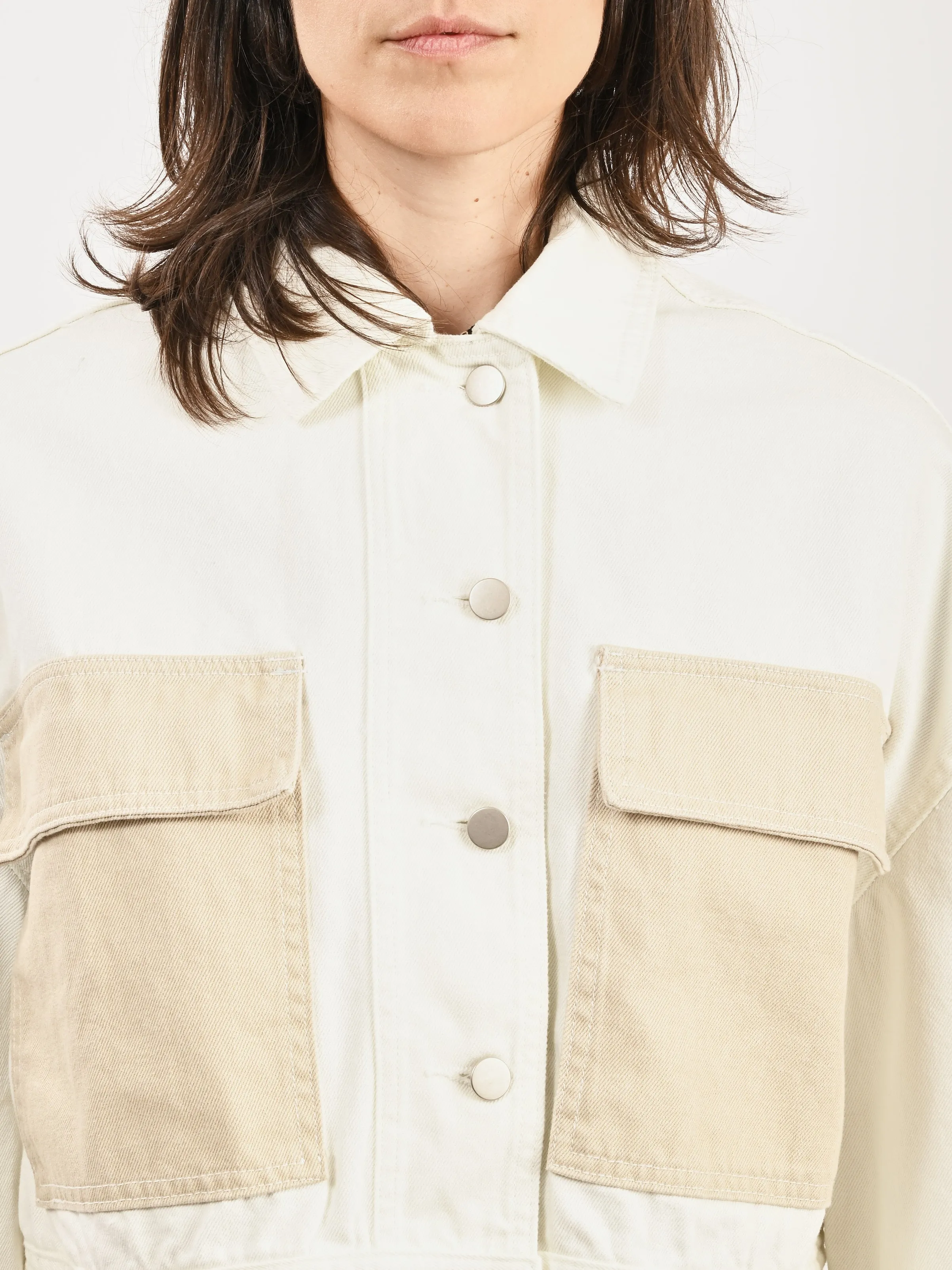 White/Stone Eva Jacket sold by Frances May Houseline product image thumbnail 3