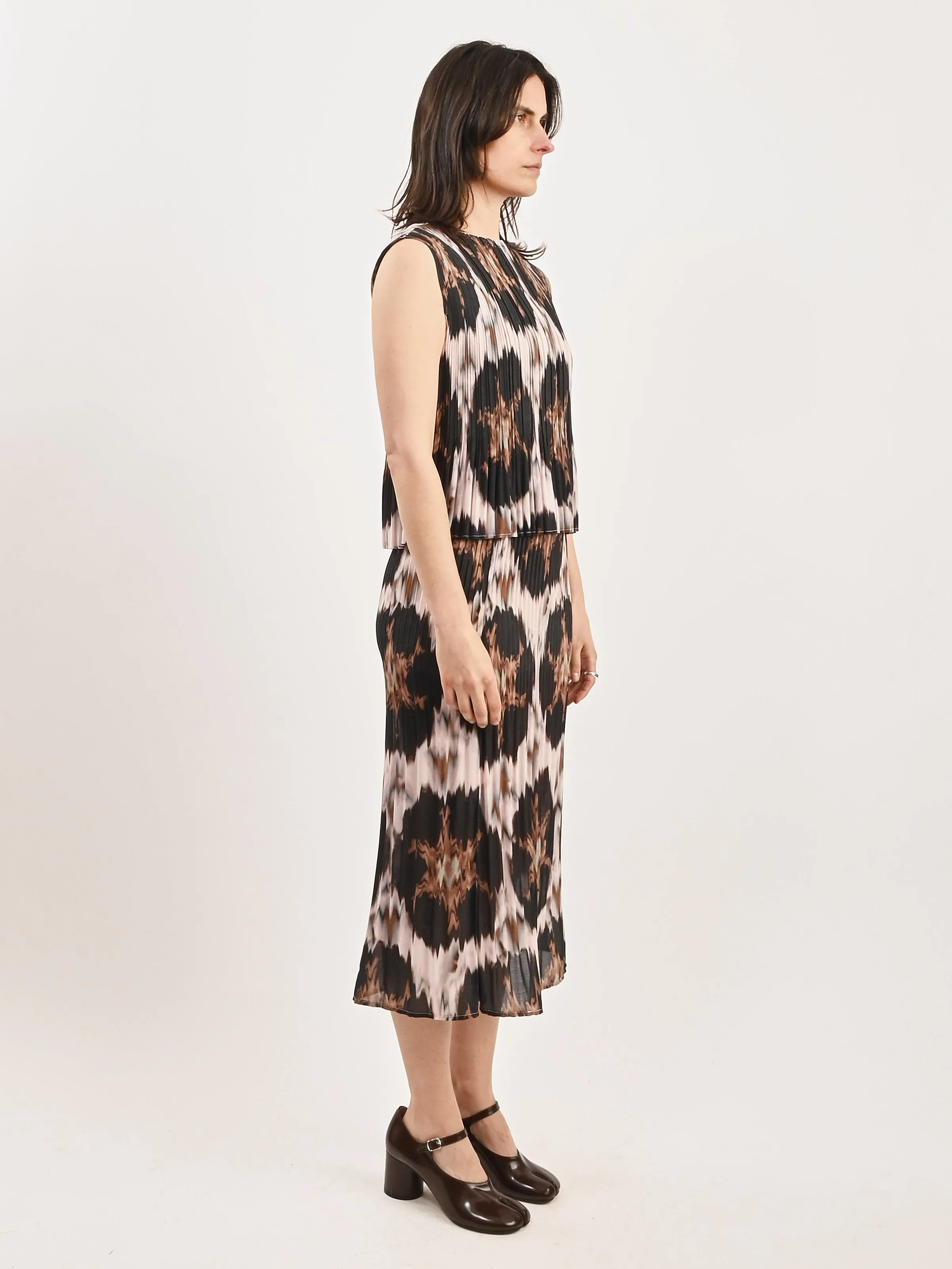 Blush Ikat Rae Tank sold by Frances May Houseline product image thumbnail 4