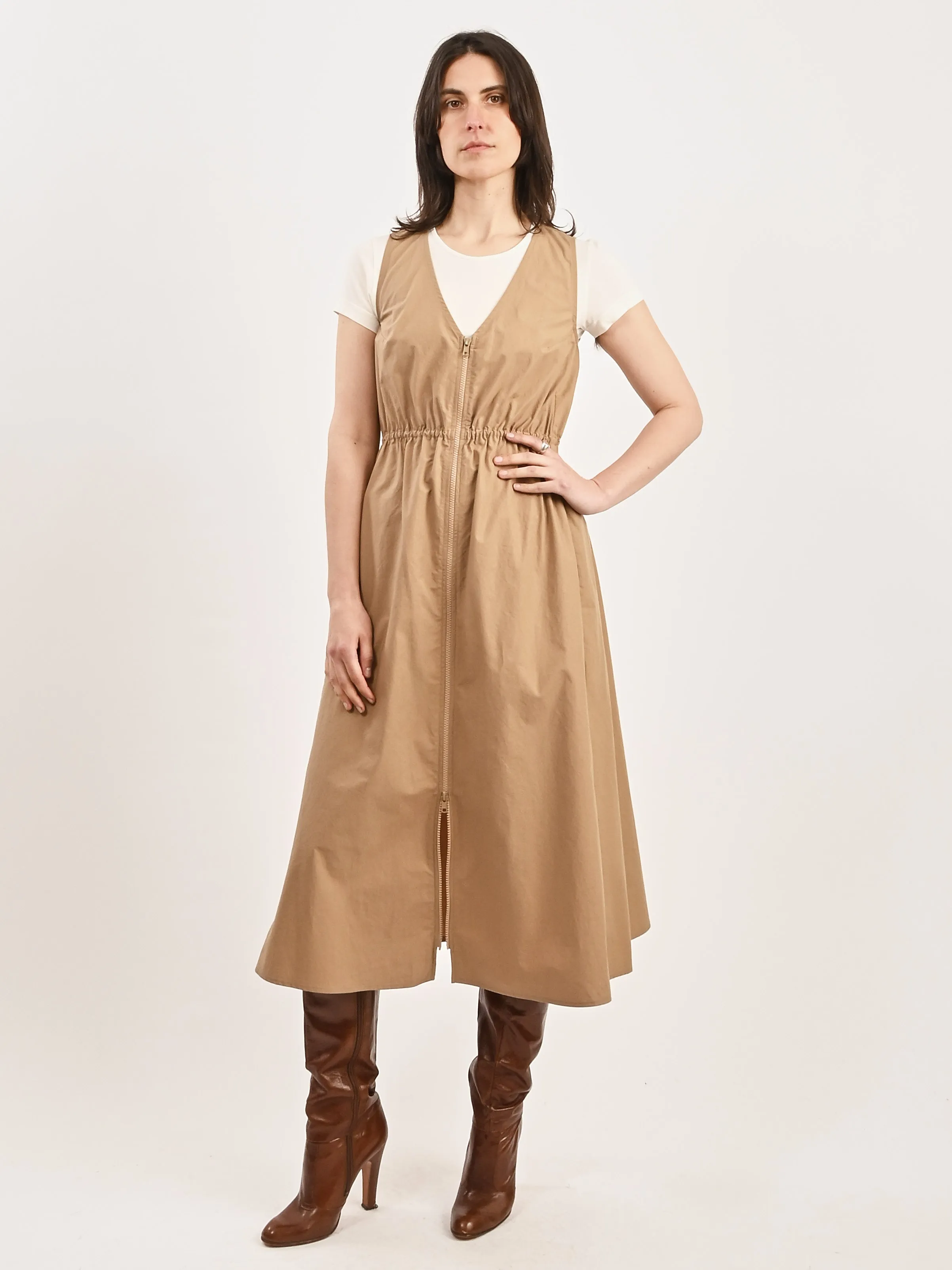 Khaki Mercer Dress sold by Frances May Houseline product image thumbnail 2