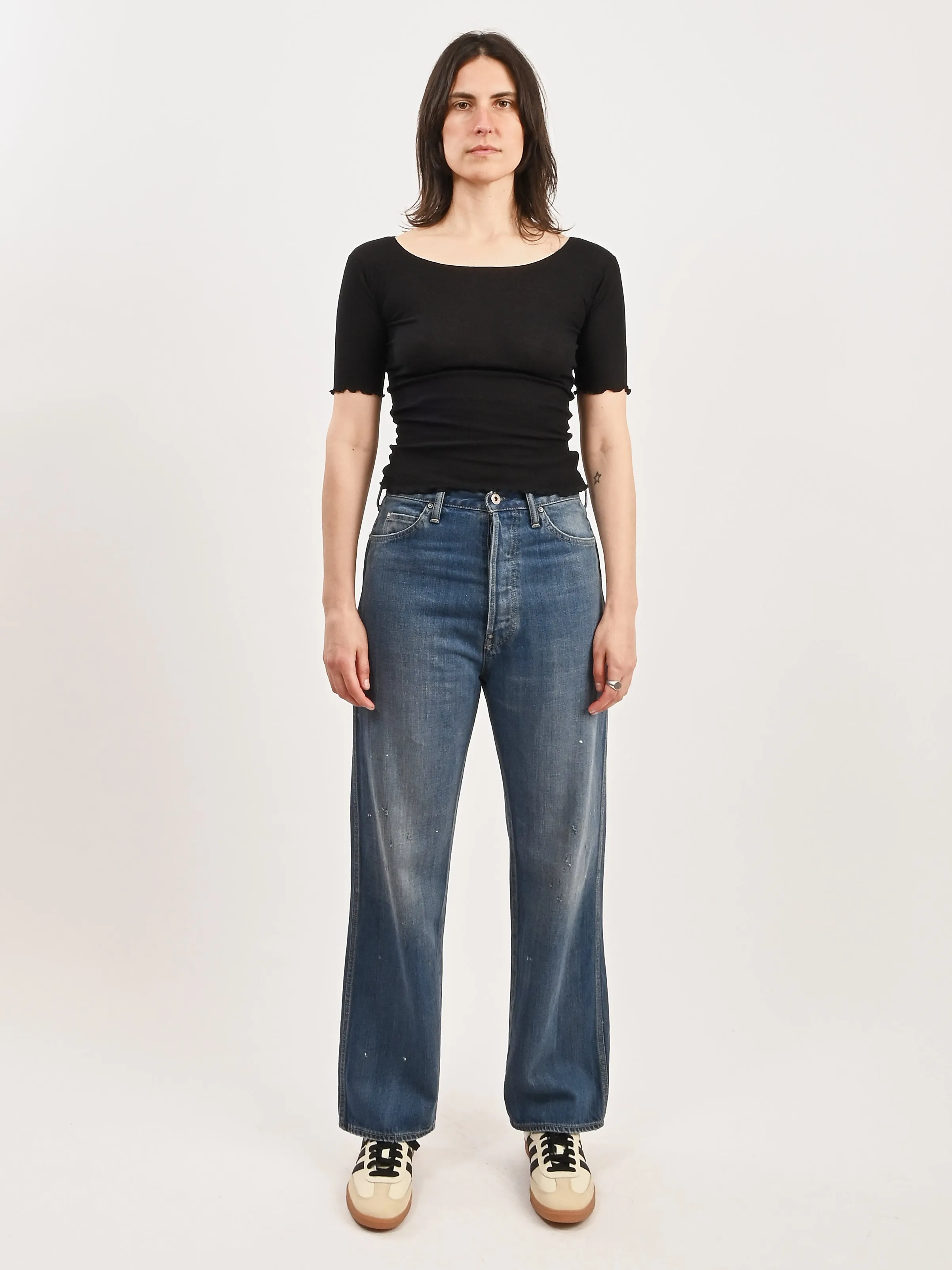 Black Pama 3/4 Top sold by Frances May Houseline