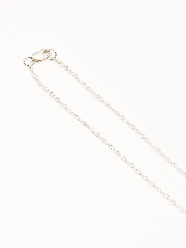 Silver Everyday Egg Pendant made by Frances May Houseline
