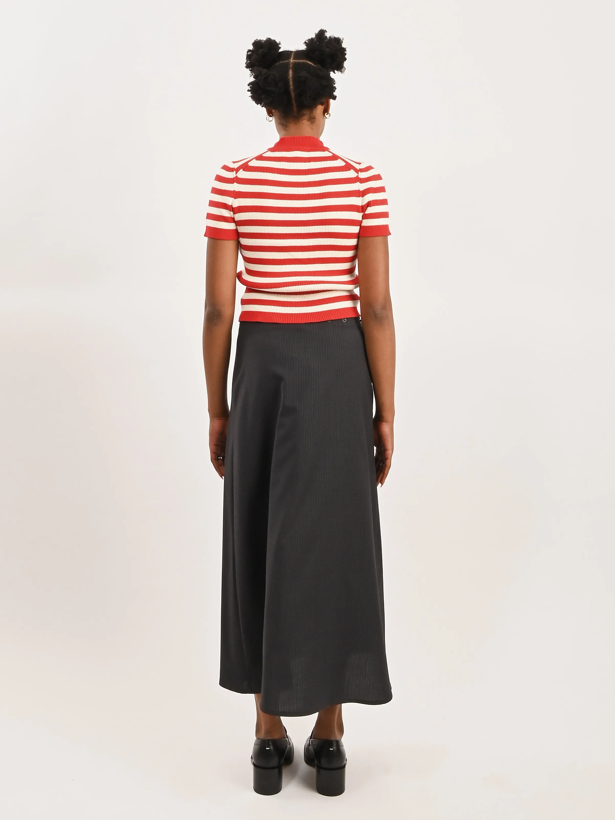 Piquillo Stripe Jones Ribbed Tee sold by Frances May Houseline product image thumbnail 5
