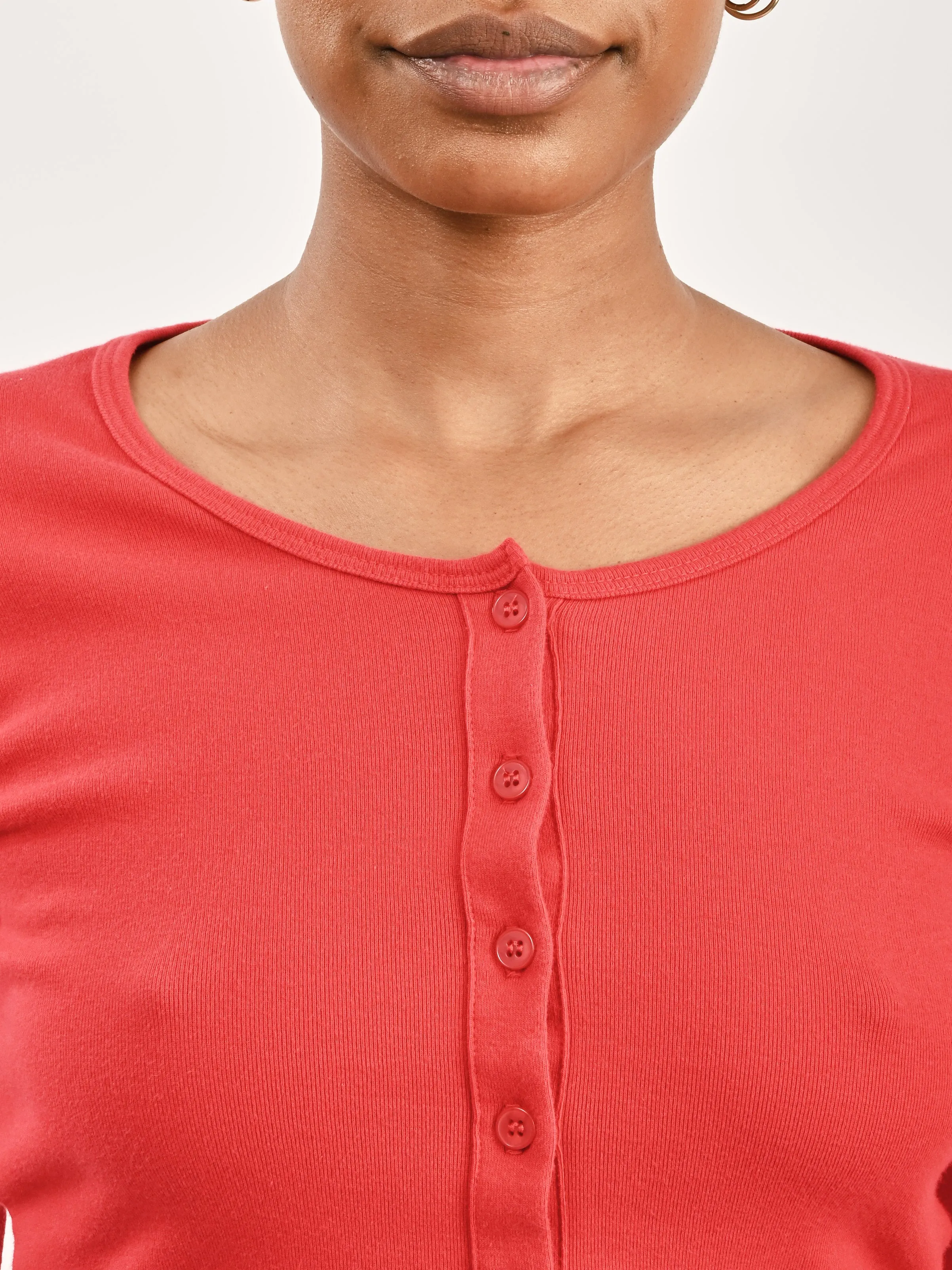 Red Sophie Cardigan sold by Frances May Houseline product image thumbnail 3