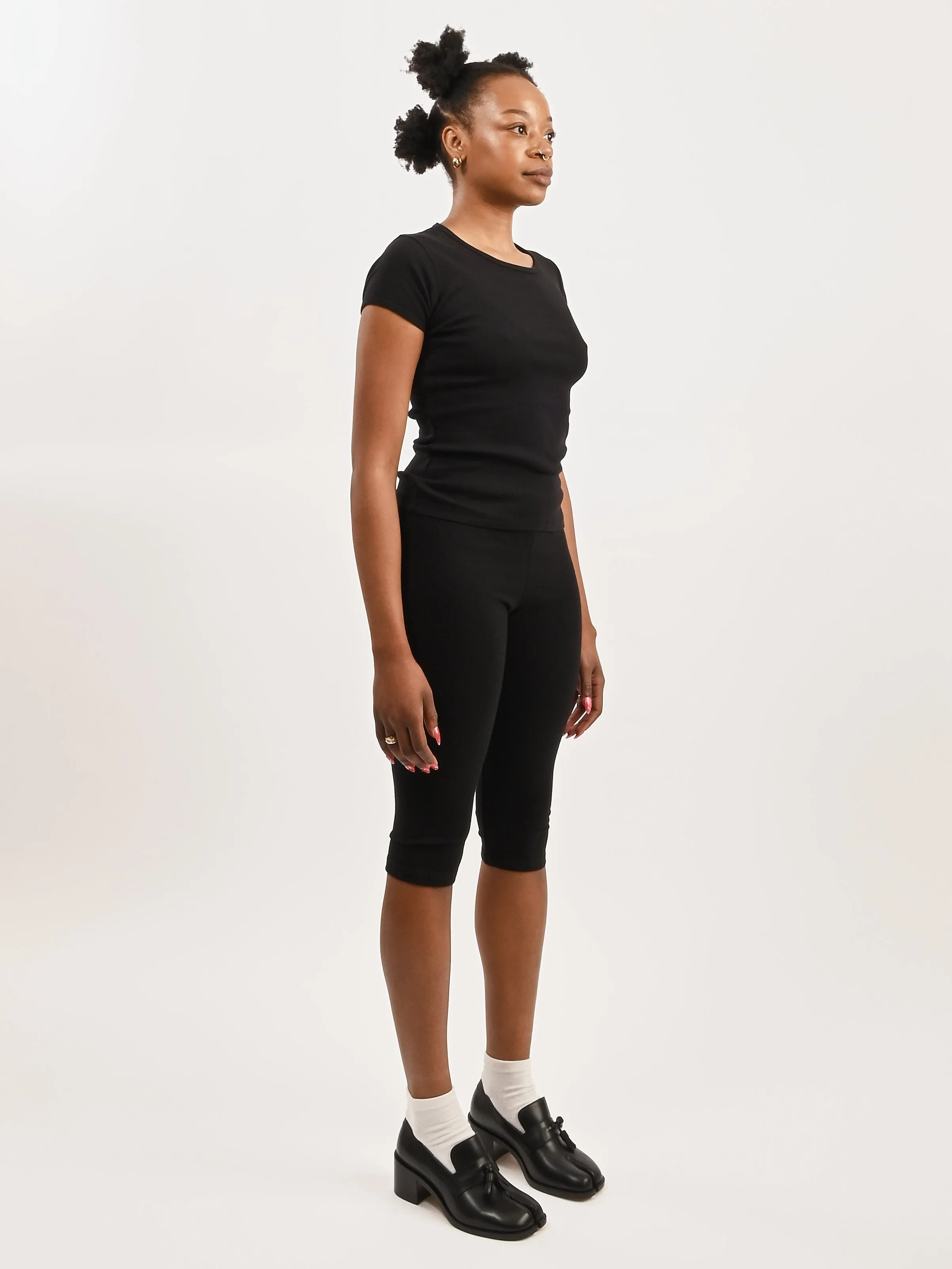 Black Capri Leggings sold by Frances May Houseline product image thumbnail 4