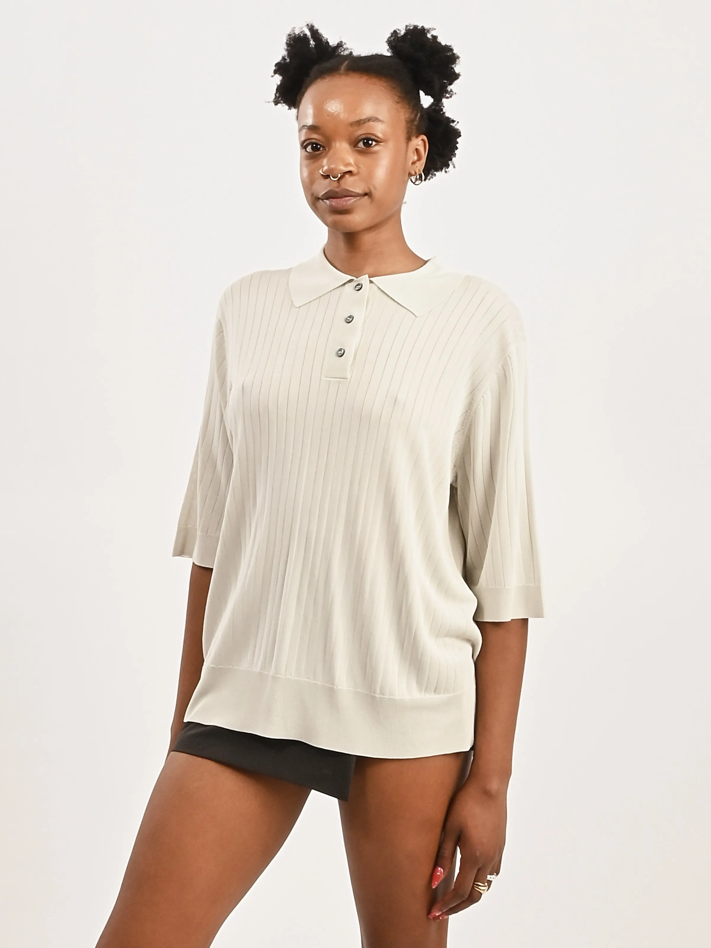 Ice 16G Short Sleeve Polo Neck Shirt sold by Frances May Houseline product image thumbnail 2