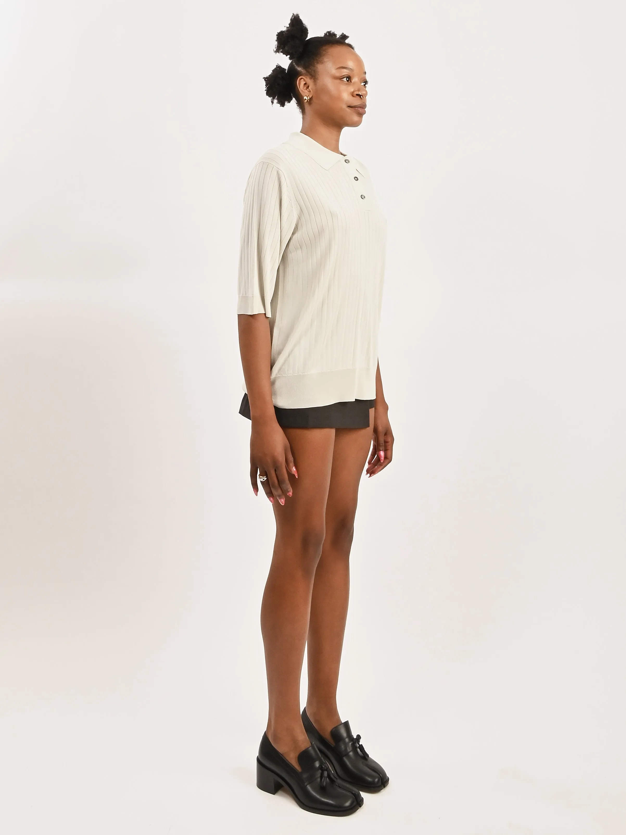 Ice 16G Short Sleeve Polo Neck Shirt sold by Frances May Houseline product image thumbnail 5