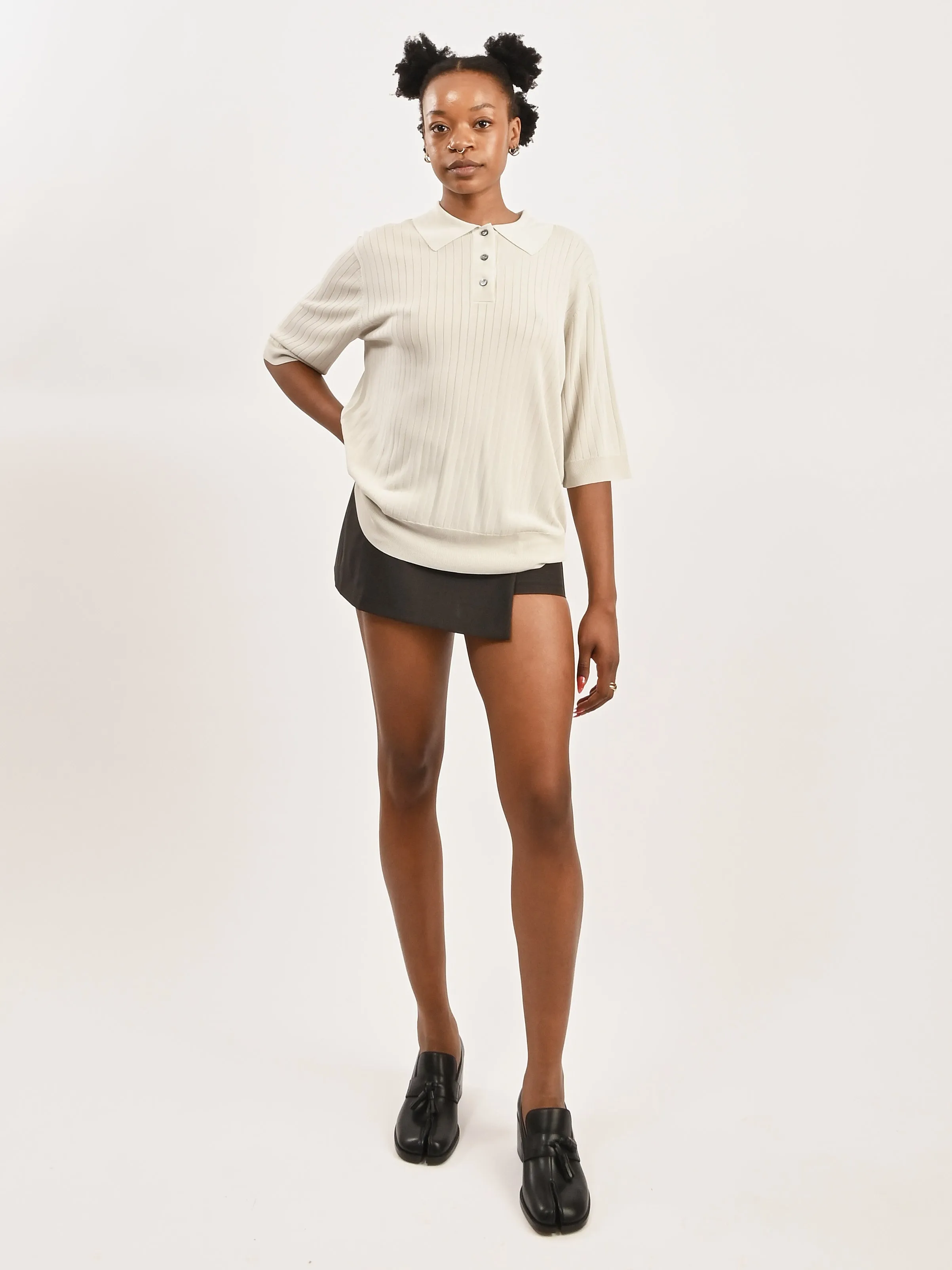 Ice 16G Short Sleeve Polo Neck Shirt sold by Frances May Houseline