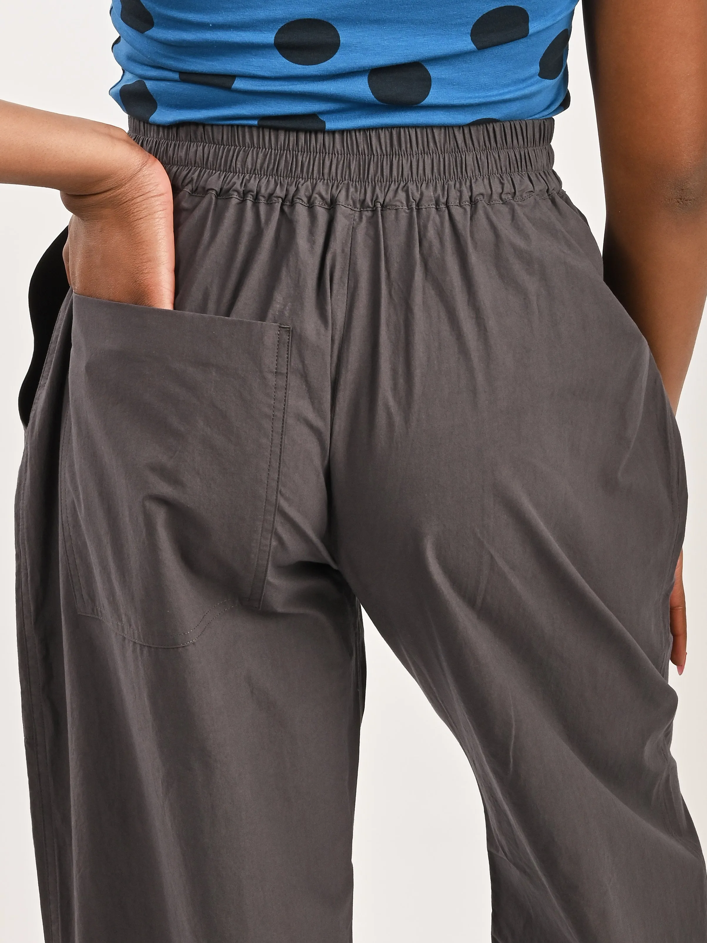 Thunder Button Fly Elastic Waist Pant sold by Frances May Houseline product image thumbnail 4