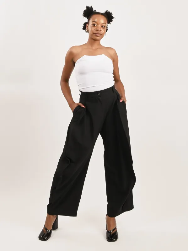 Blanco Folded Crew Top sold by Frances May Houseline