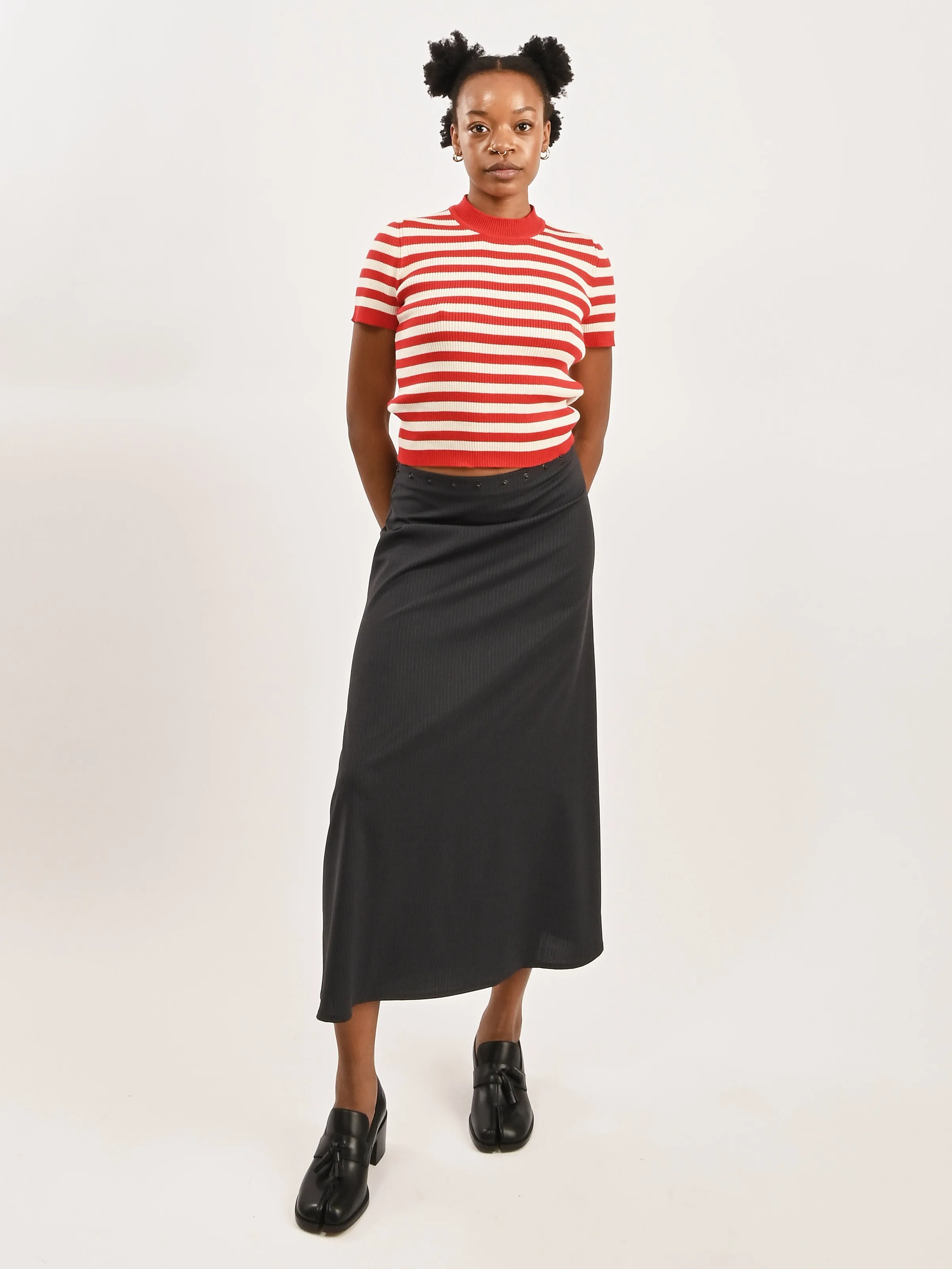 Gris Boni Skirt sold by Frances May Houseline