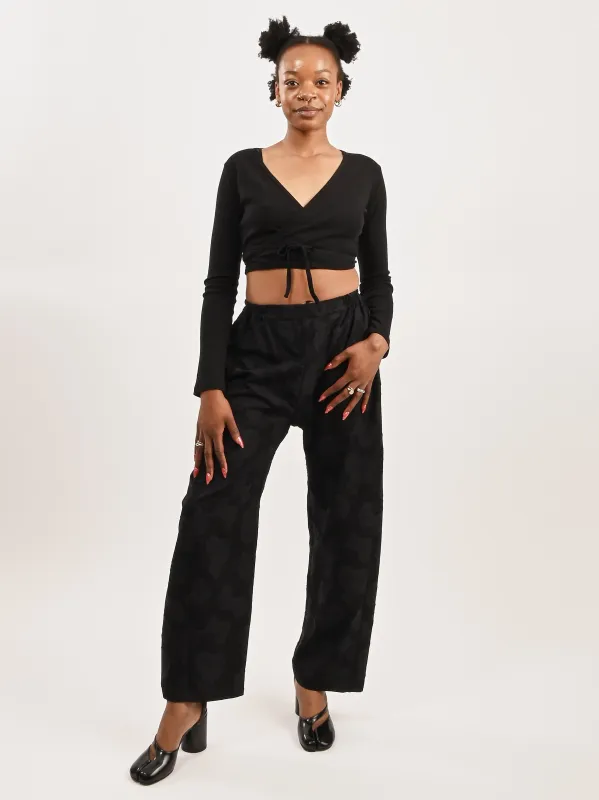 Black Octopus Dancers Split Pants made by Henrik Vibskov