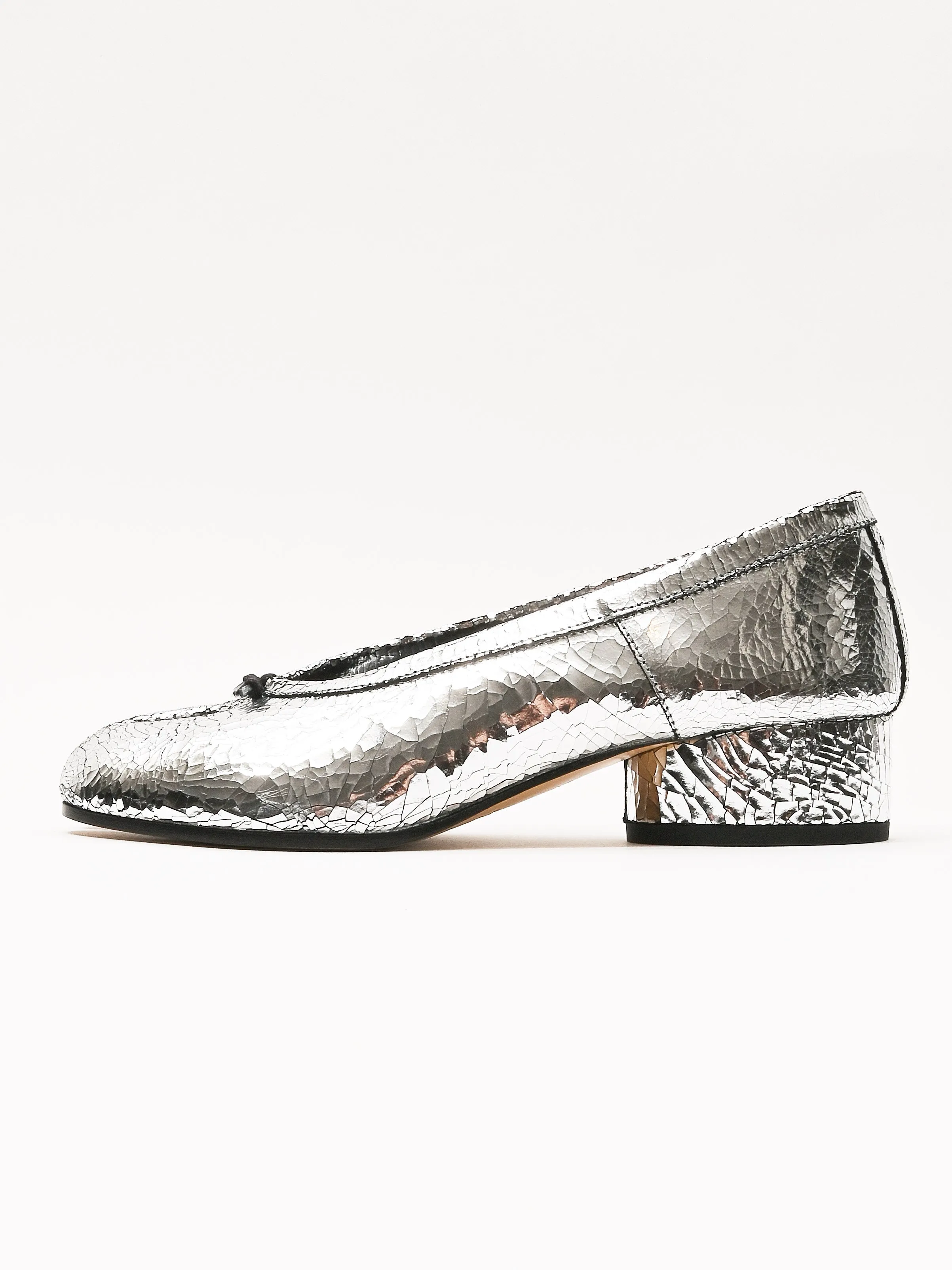 Broken Mirror Tabi New Ballerinas sold by Frances May Houseline