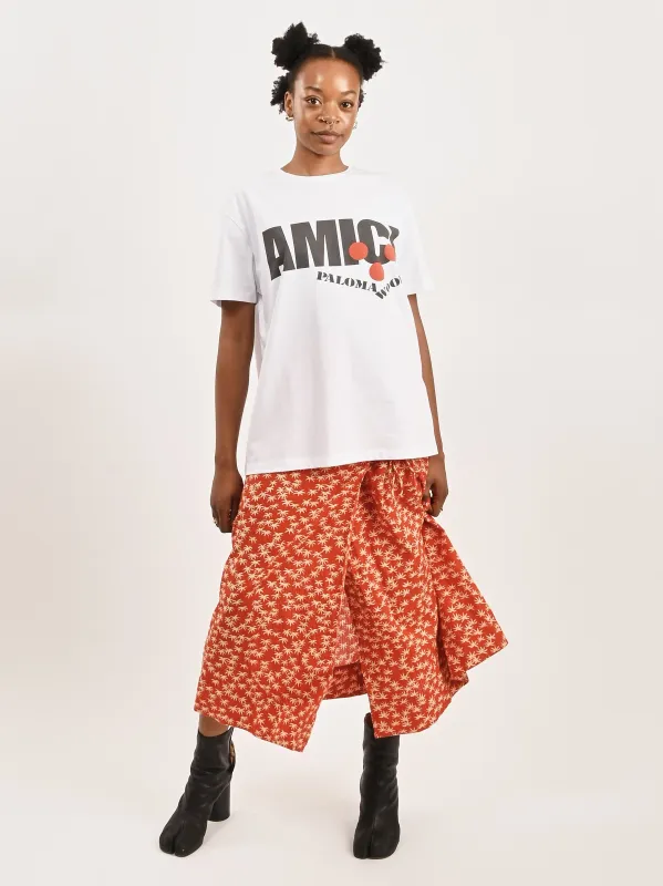 Blanco Amici Tee sold by Frances May Houseline
