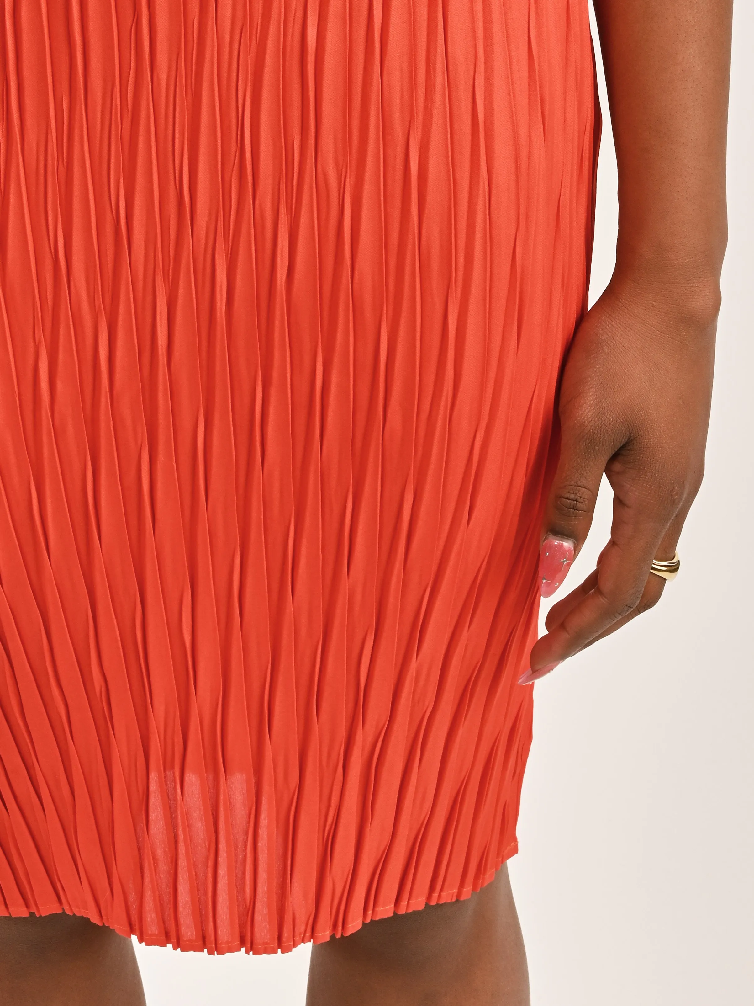 Red Floating Dress sold by Frances May Houseline product image thumbnail 4