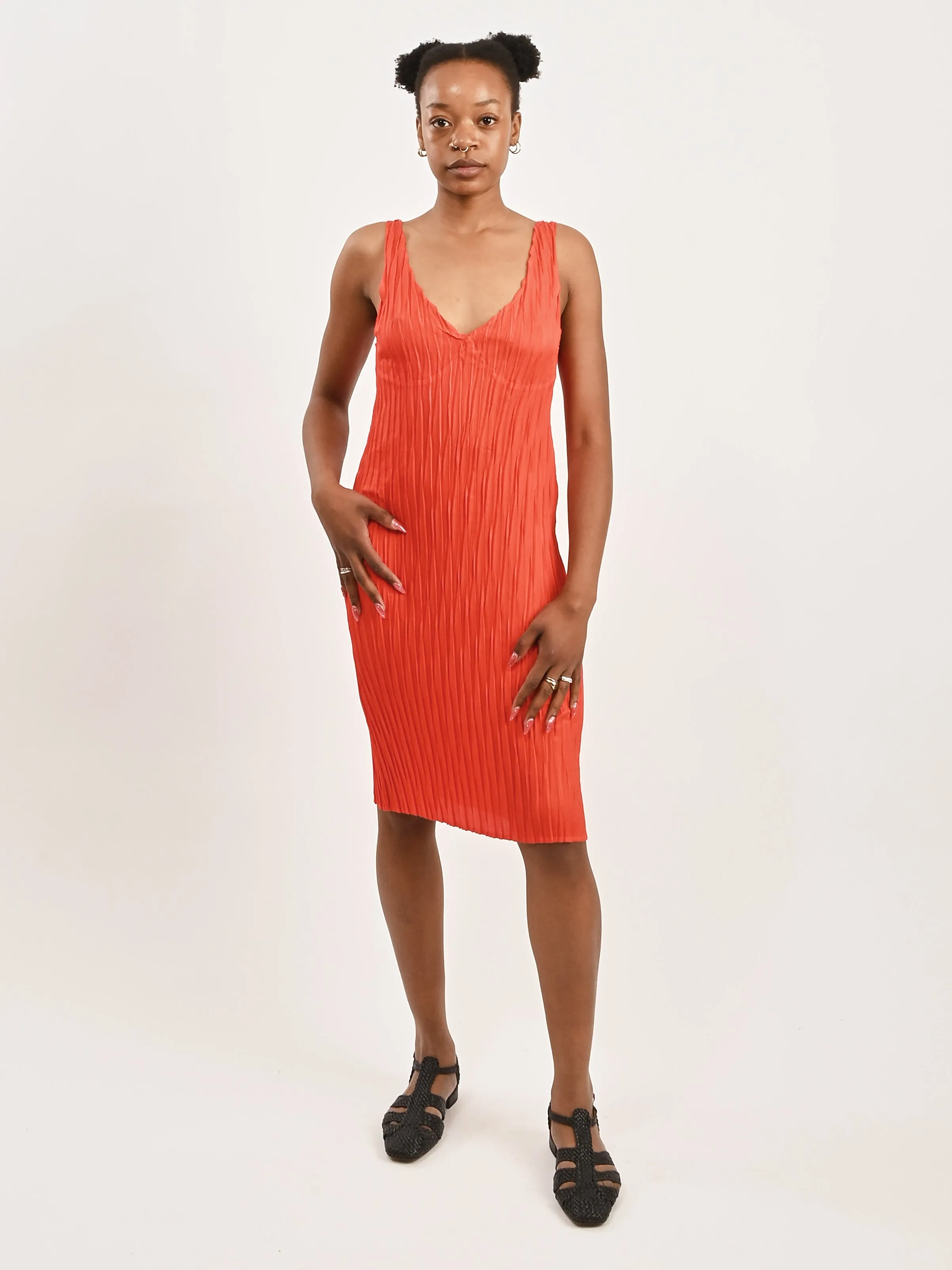 Red Floating Dress sold by Frances May Houseline product image thumbnail 2