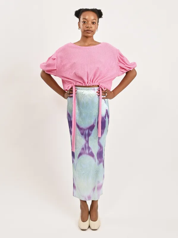 Incense Waves Wave Skirt sold by Frances May Houseline