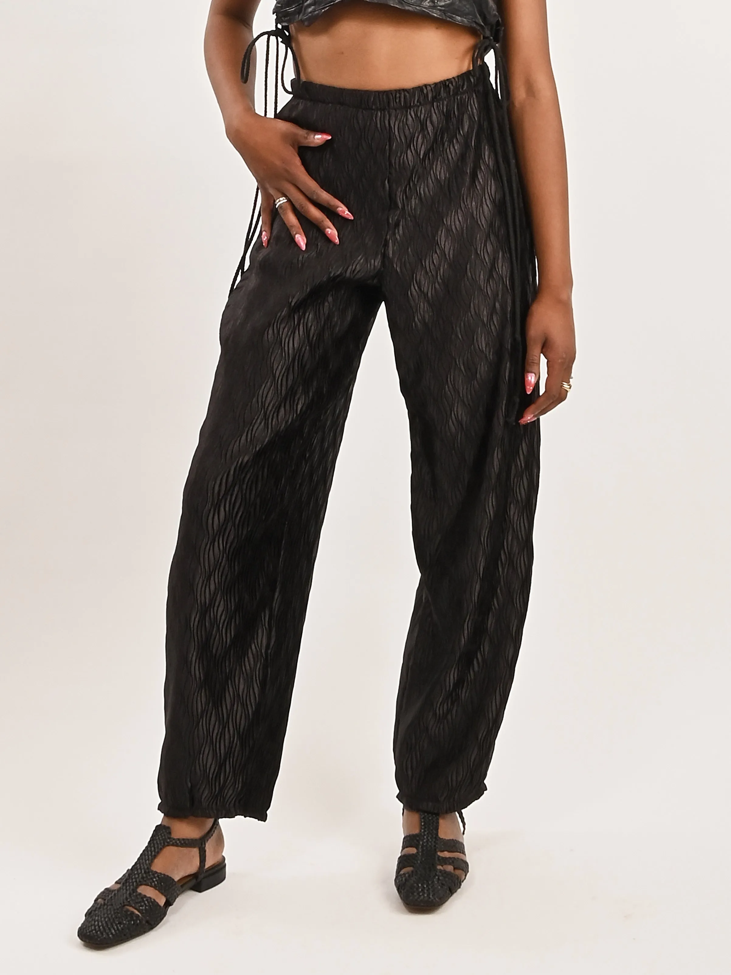 Black Open Pant sold by Frances May Houseline product image thumbnail 2