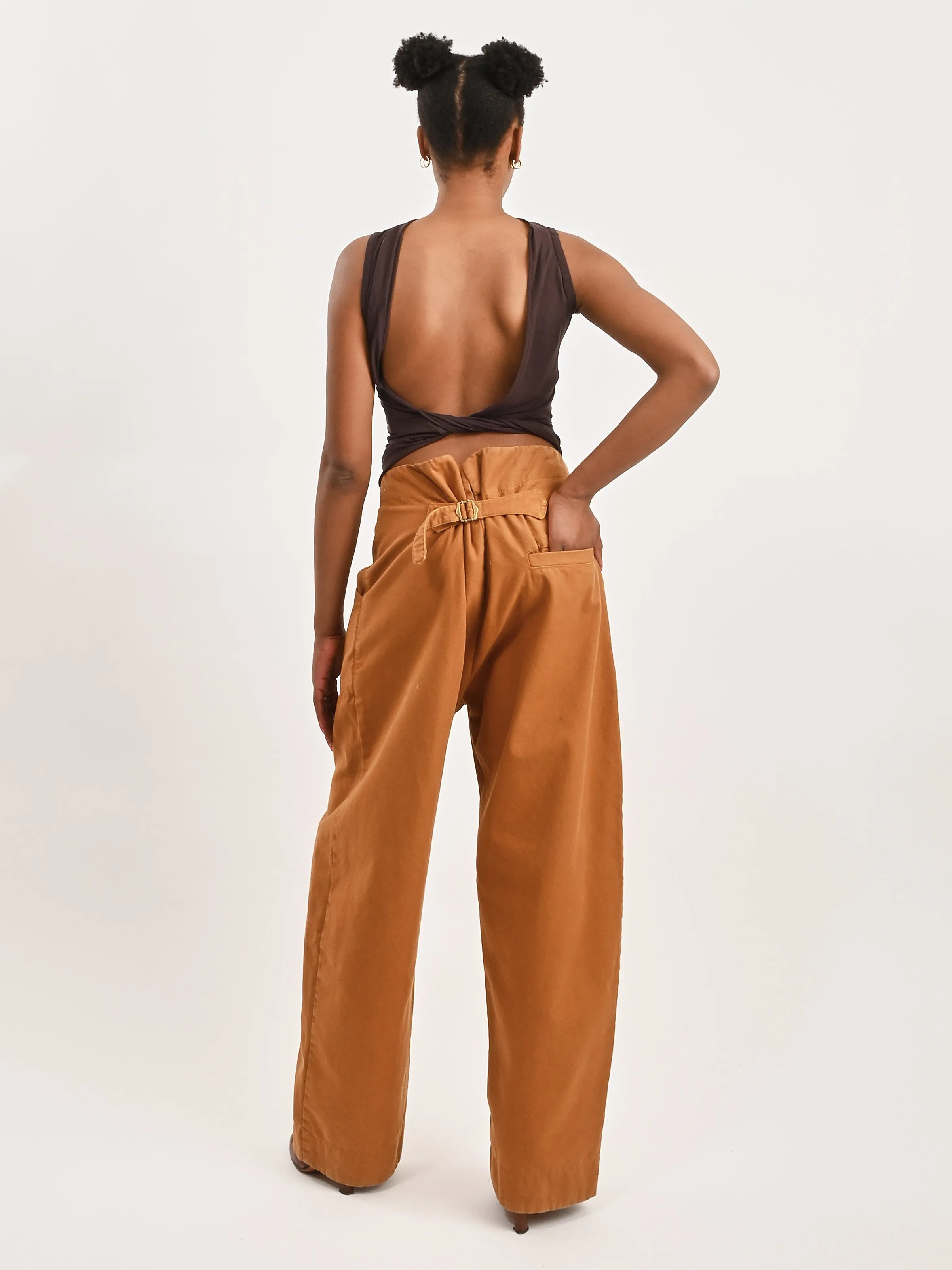 Marrón Duli Top sold by Frances May Houseline