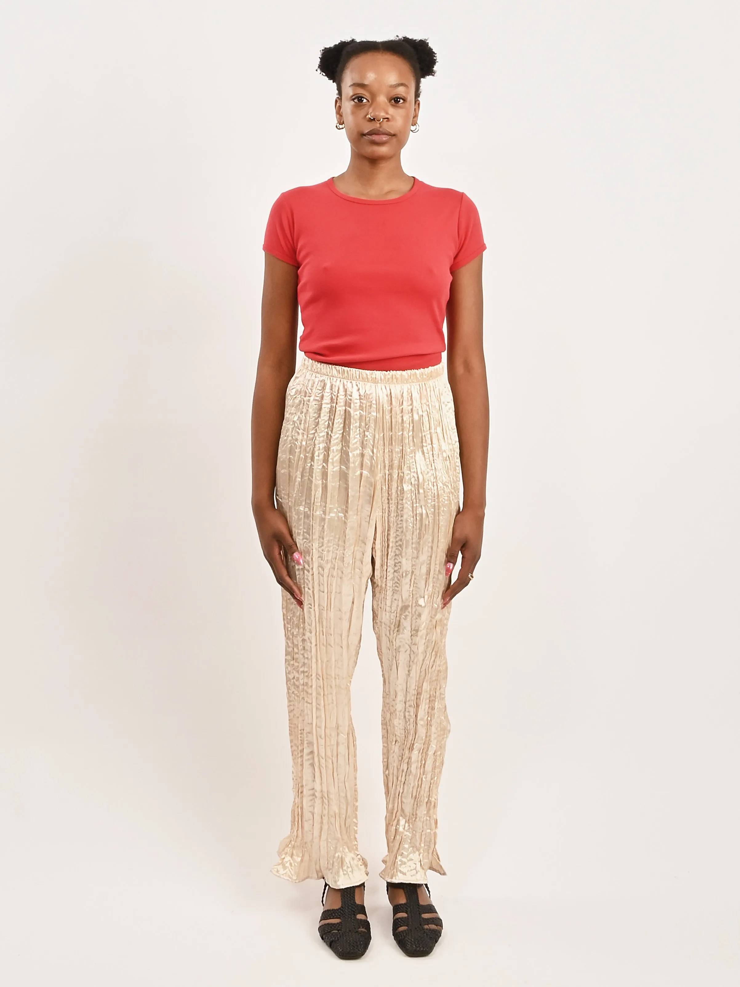 Red Bellevue Tee sold by Frances May Houseline