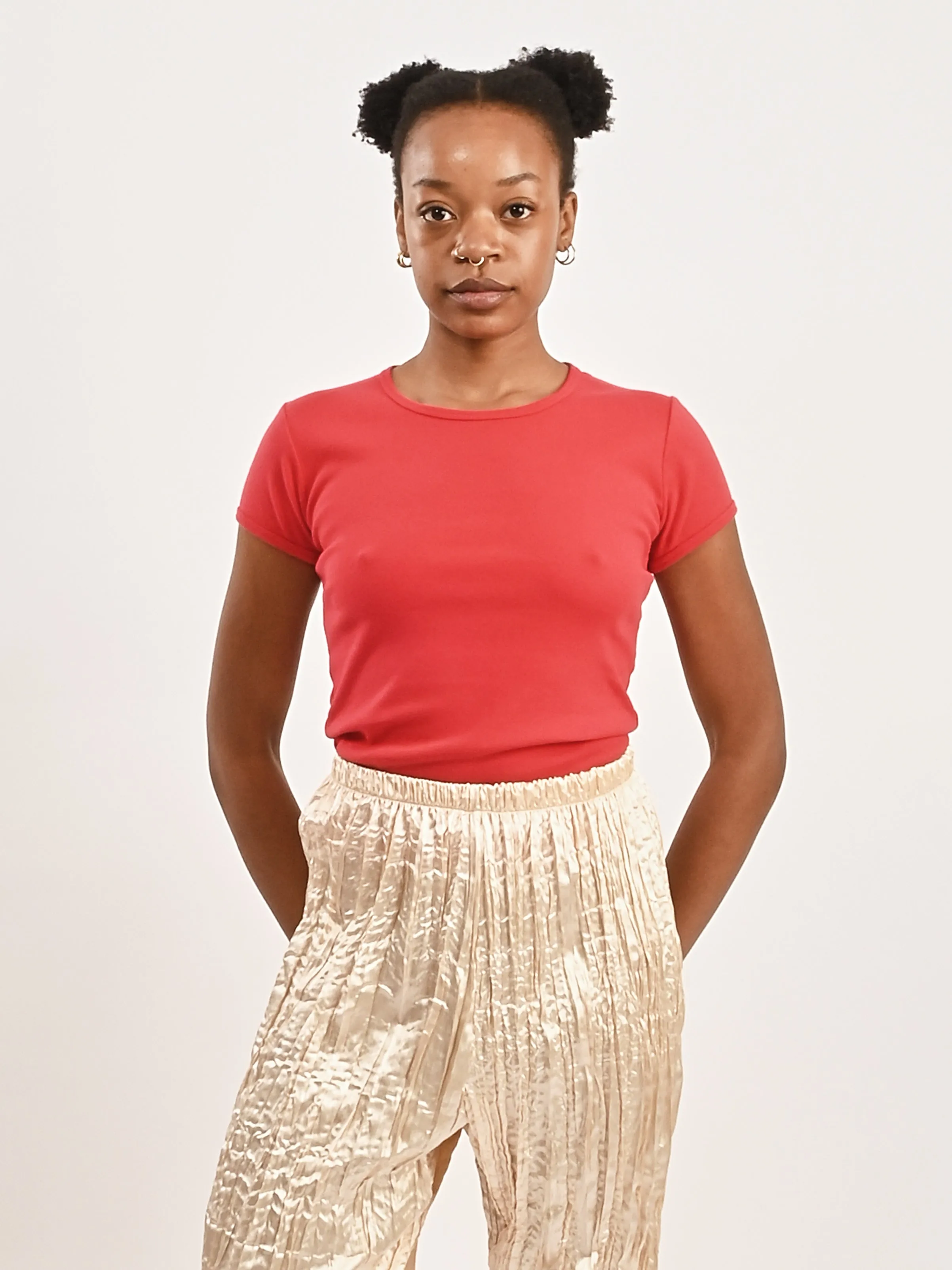 Red Bellevue Tee sold by Frances May Houseline product image thumbnail 2