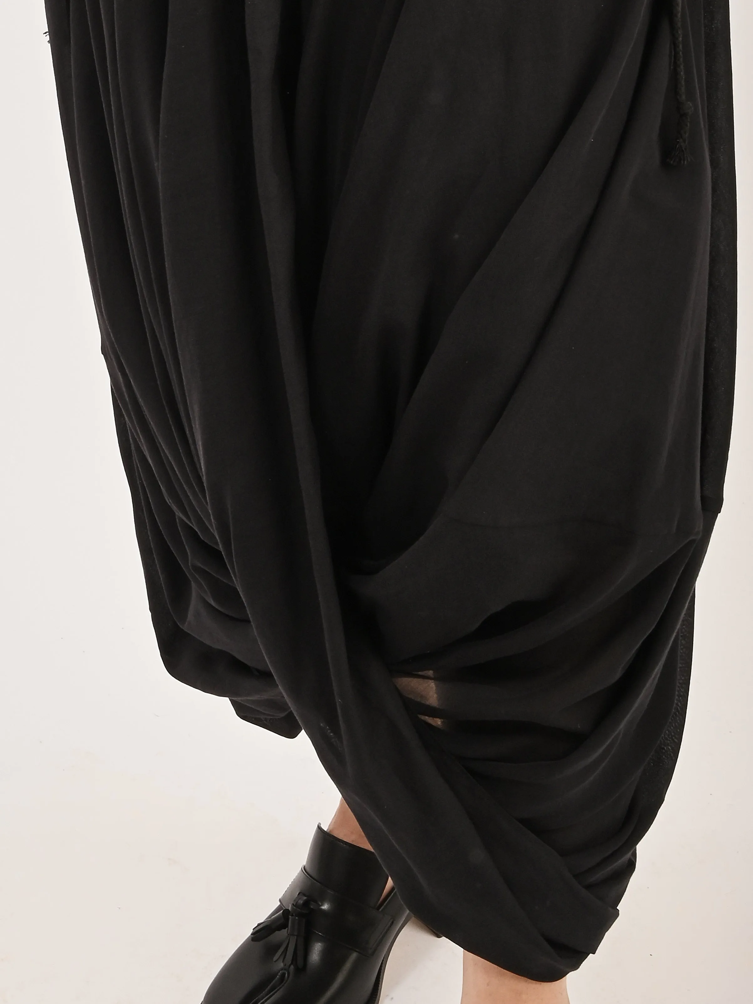 Black Cocoon Skirt sold by Frances May Houseline product image thumbnail 5