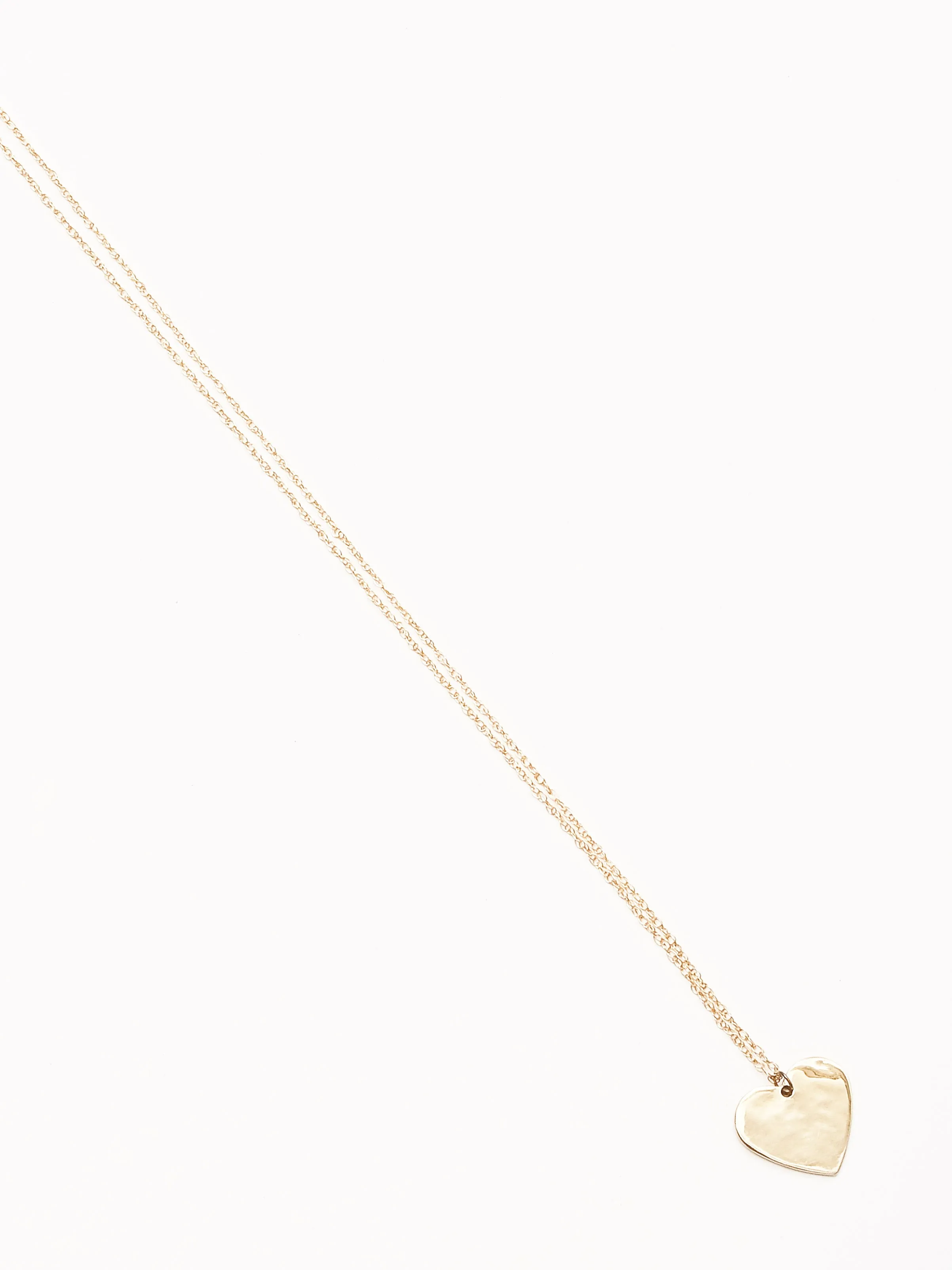 14K Heart Pendant Necklace sold by Frances May Houseline product image thumbnail 2