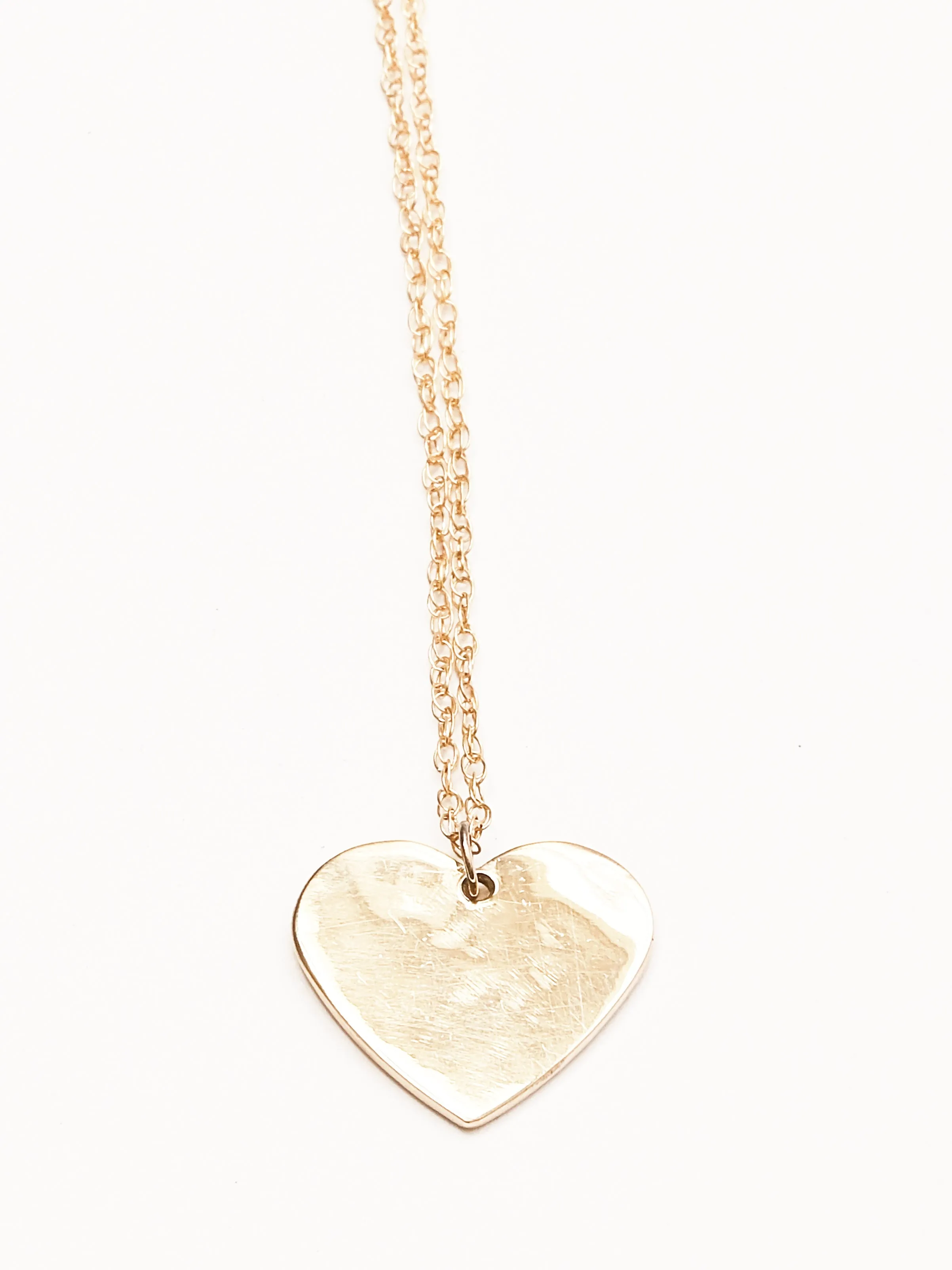 14K Heart Pendant Necklace sold by Frances May Houseline
