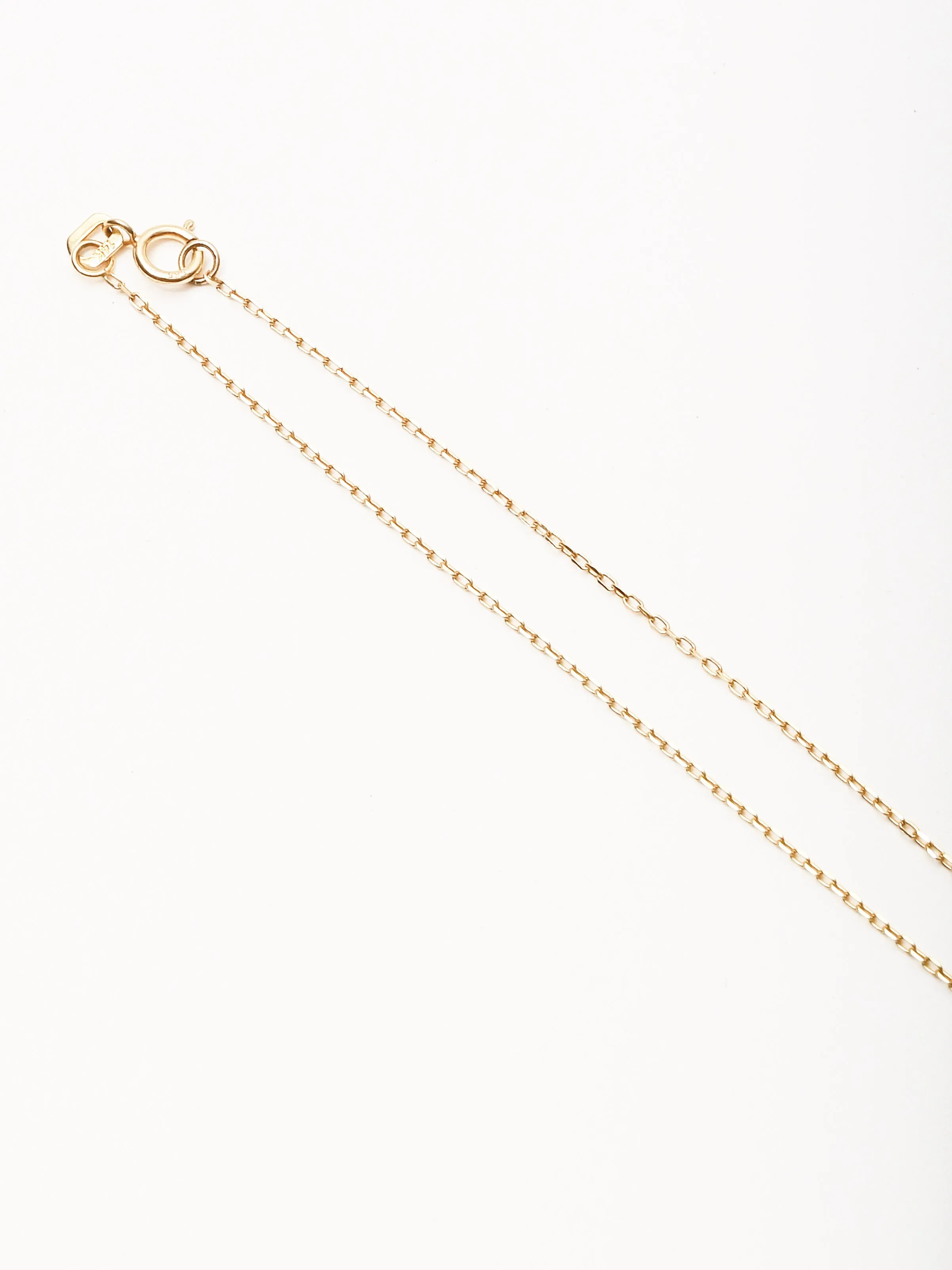 14K Natural Emerald Slide Necklace sold by Frances May Houseline product image thumbnail 3