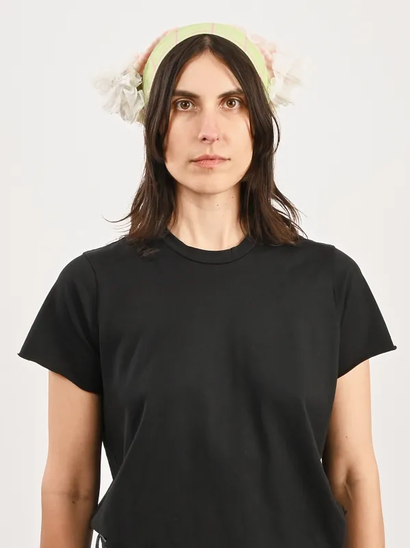 Ruffle Pink Bandana made by Frances May Houseline