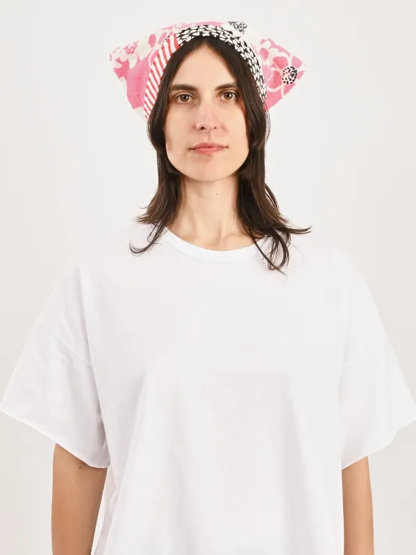 Pink/Black Bandana made by Frances May Houseline