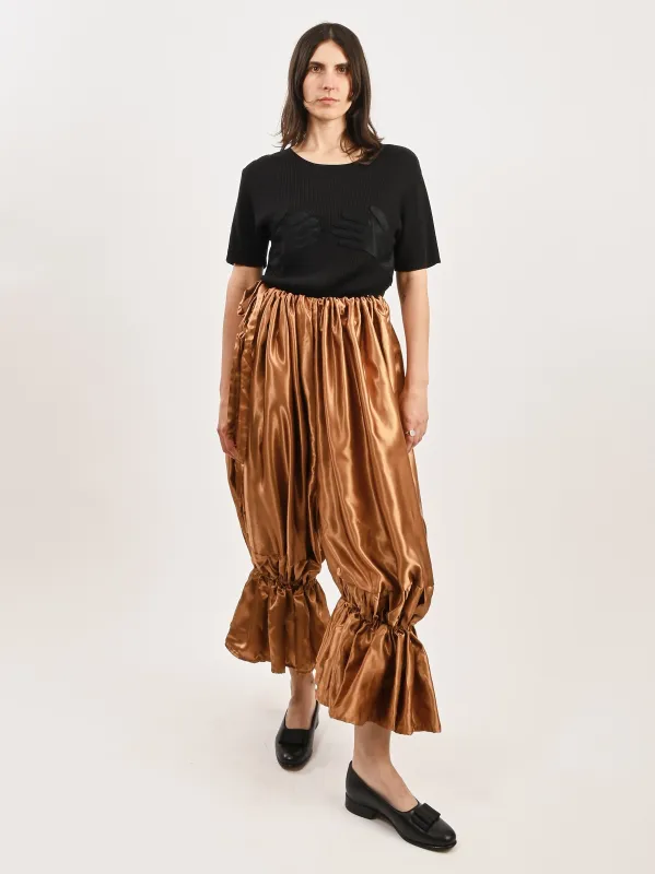 Black Glove Ribbed Top sold by Frances May Houseline