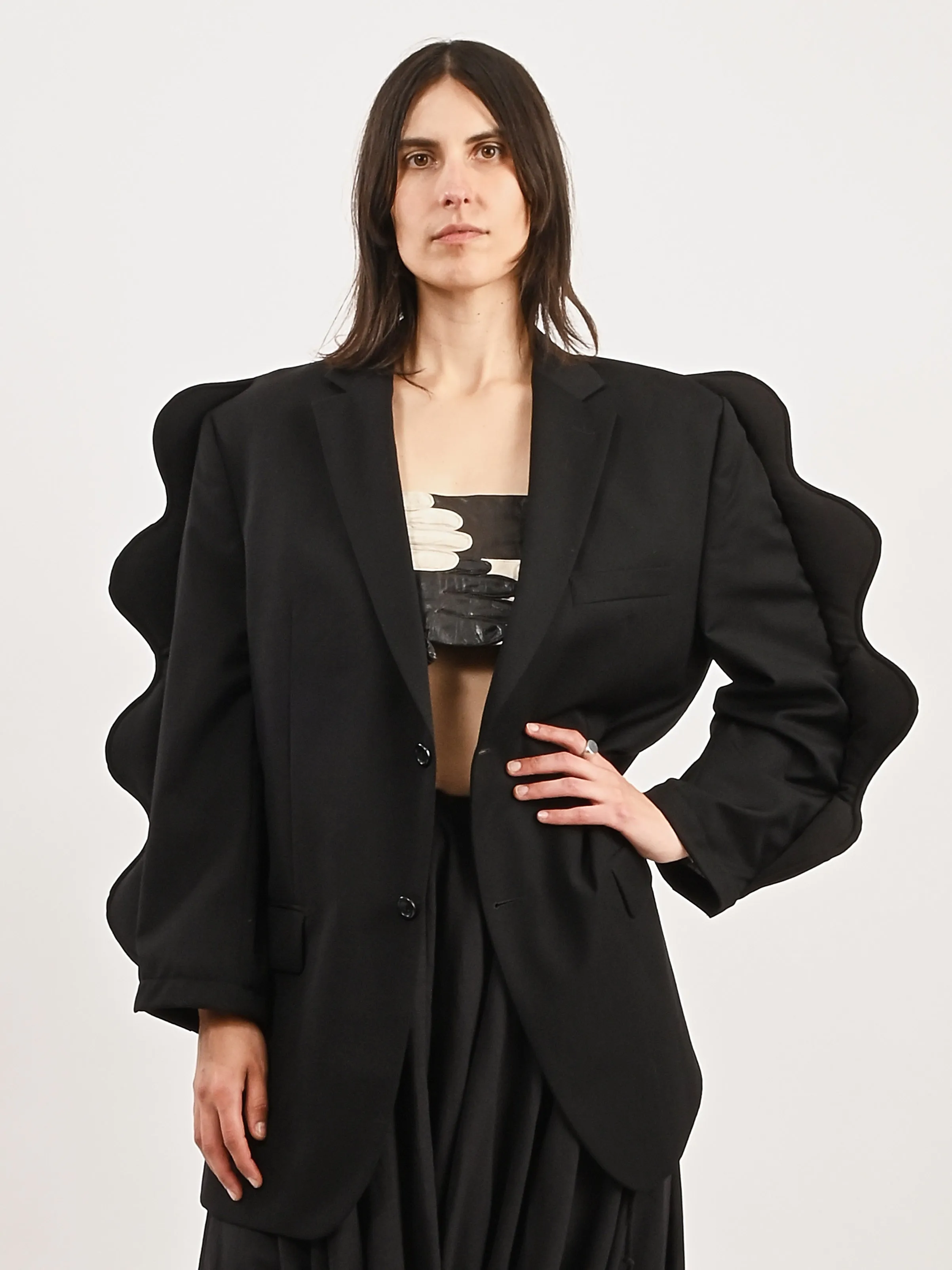 Black Rachis Blazer sold by Frances May Houseline product image thumbnail 2