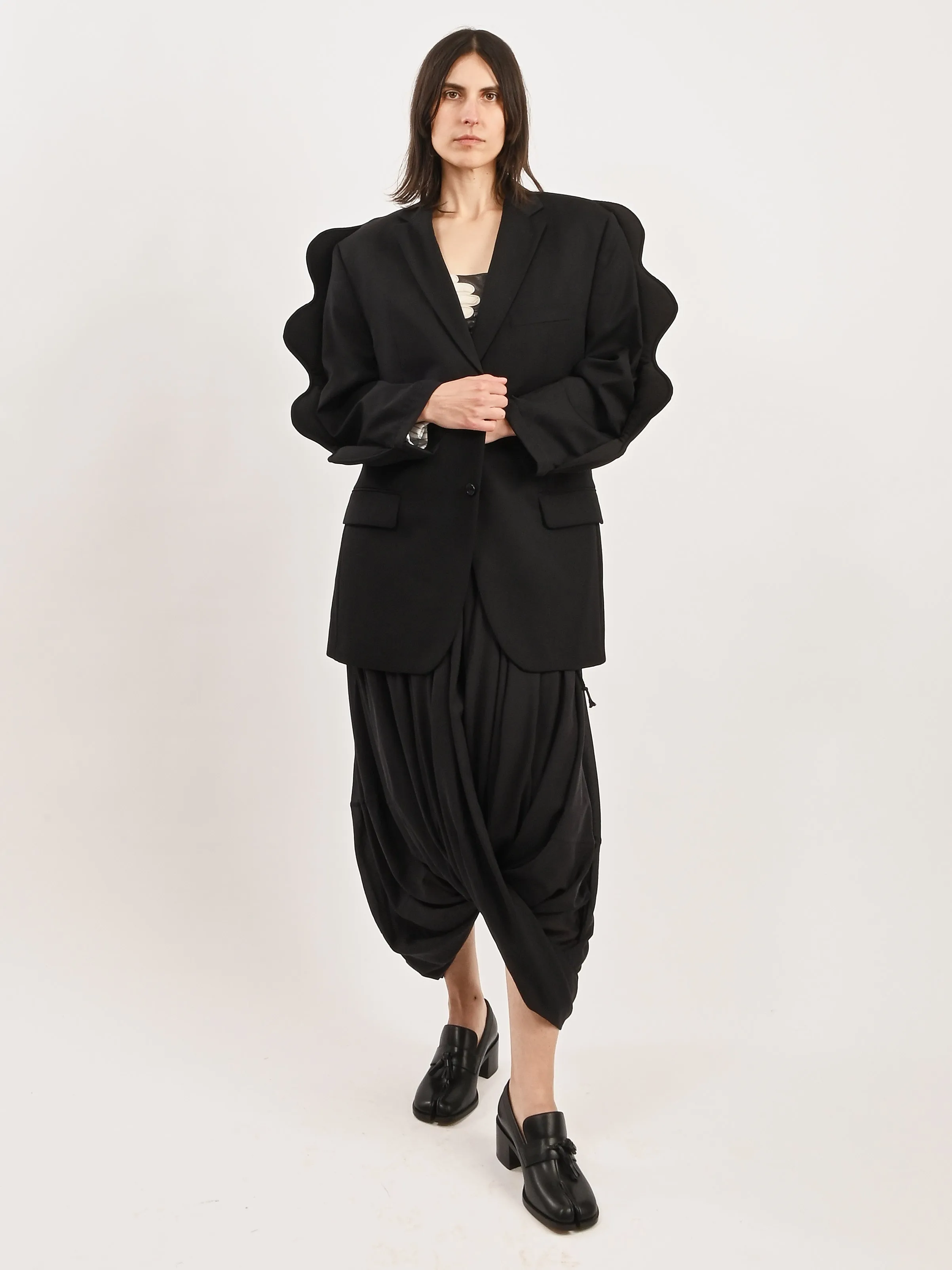 Black Rachis Blazer sold by Frances May Houseline