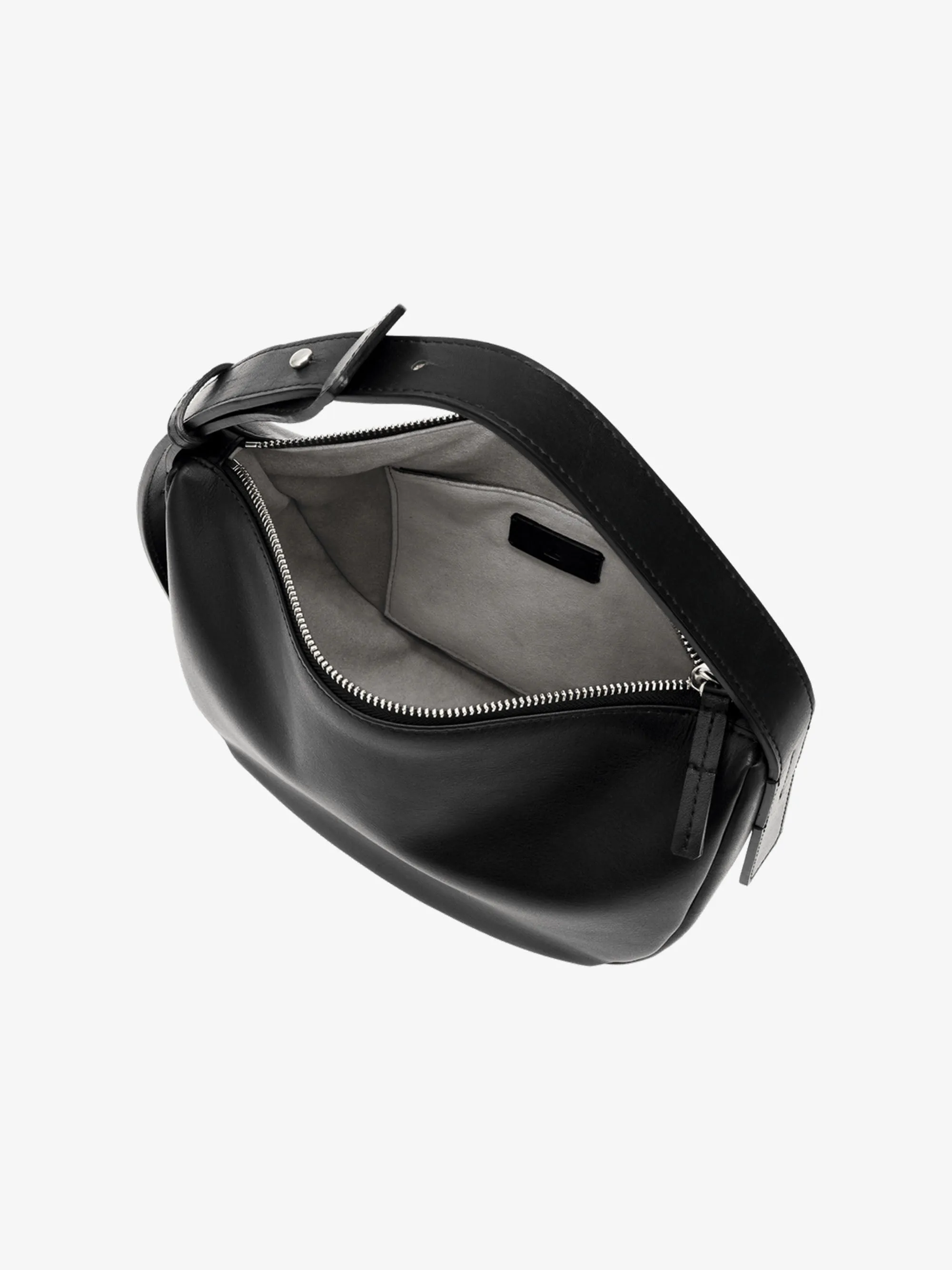 Black Atlow Mini Round Bag sold by Frances May Houseline