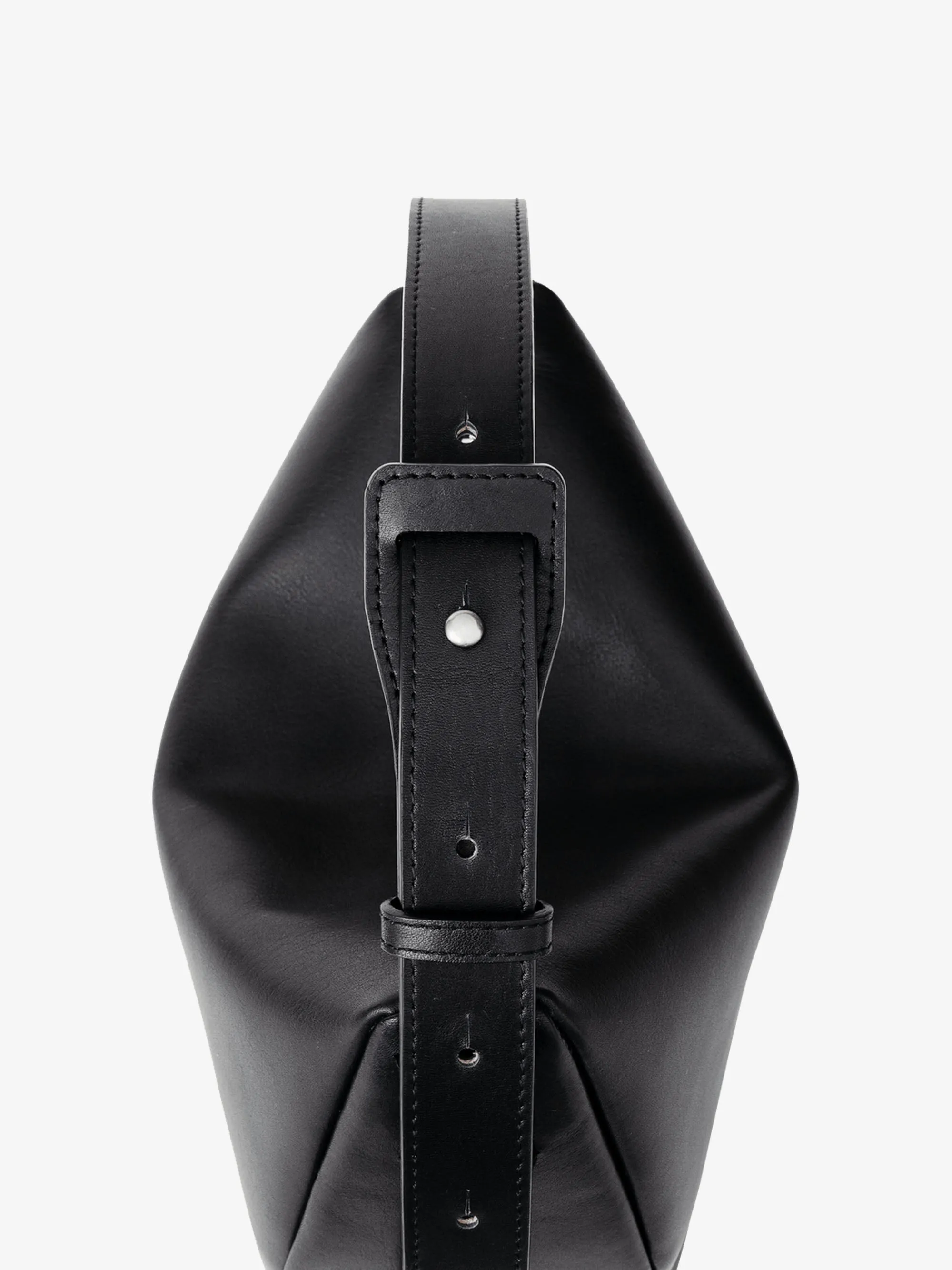 Black Atlow Mini Round Bag sold by Frances May Houseline product image thumbnail 4