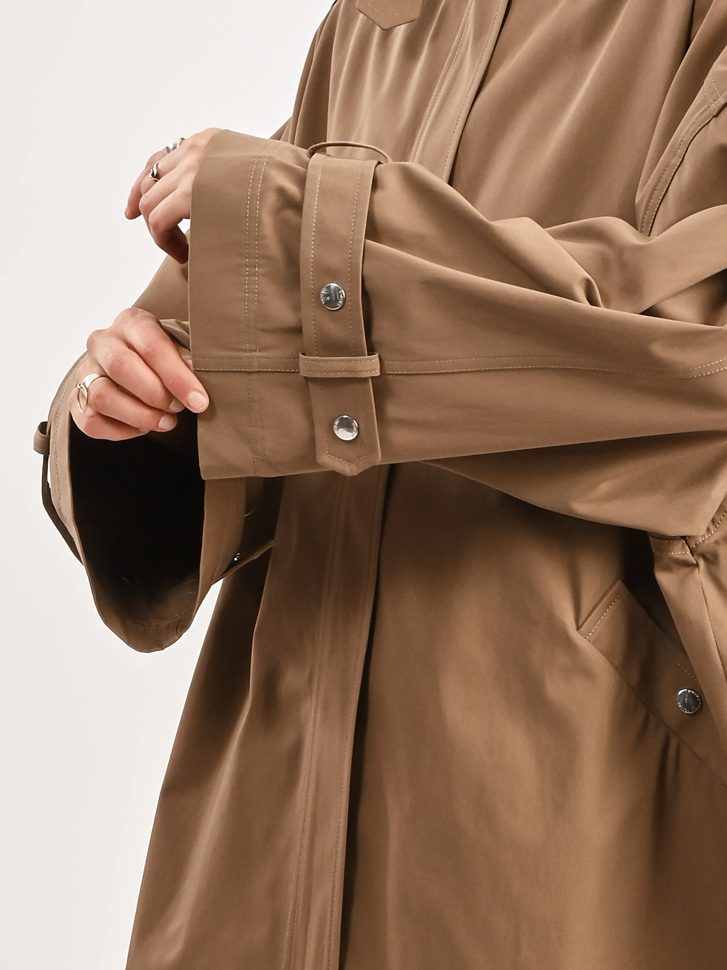 Hazel Oversized Trench Jacket sold by Frances May Houseline product image thumbnail 4