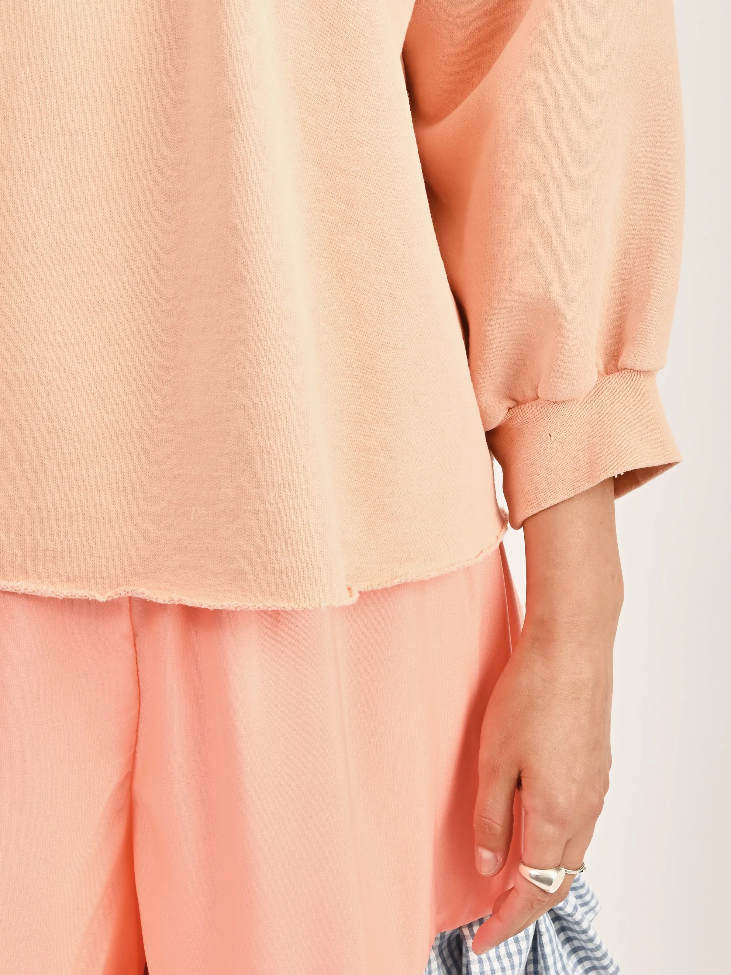 Melon Fond Sweatshirt sold by Frances May Houseline product image thumbnail 4