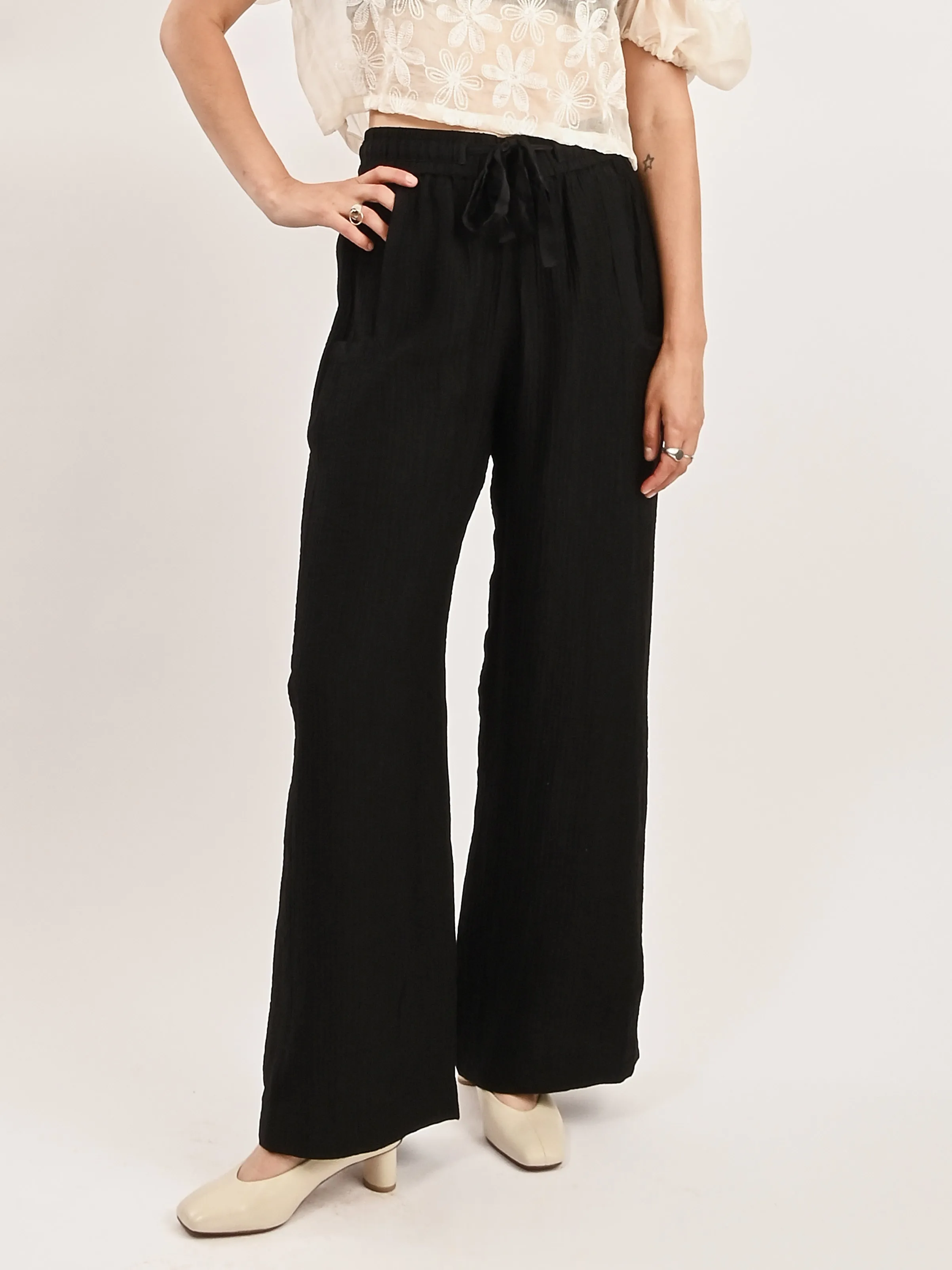 Black Broadway Pant sold by Frances May Houseline product image thumbnail 2