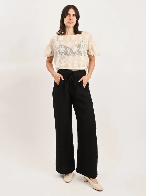 Black Broadway Pant sold by Frances May Houseline