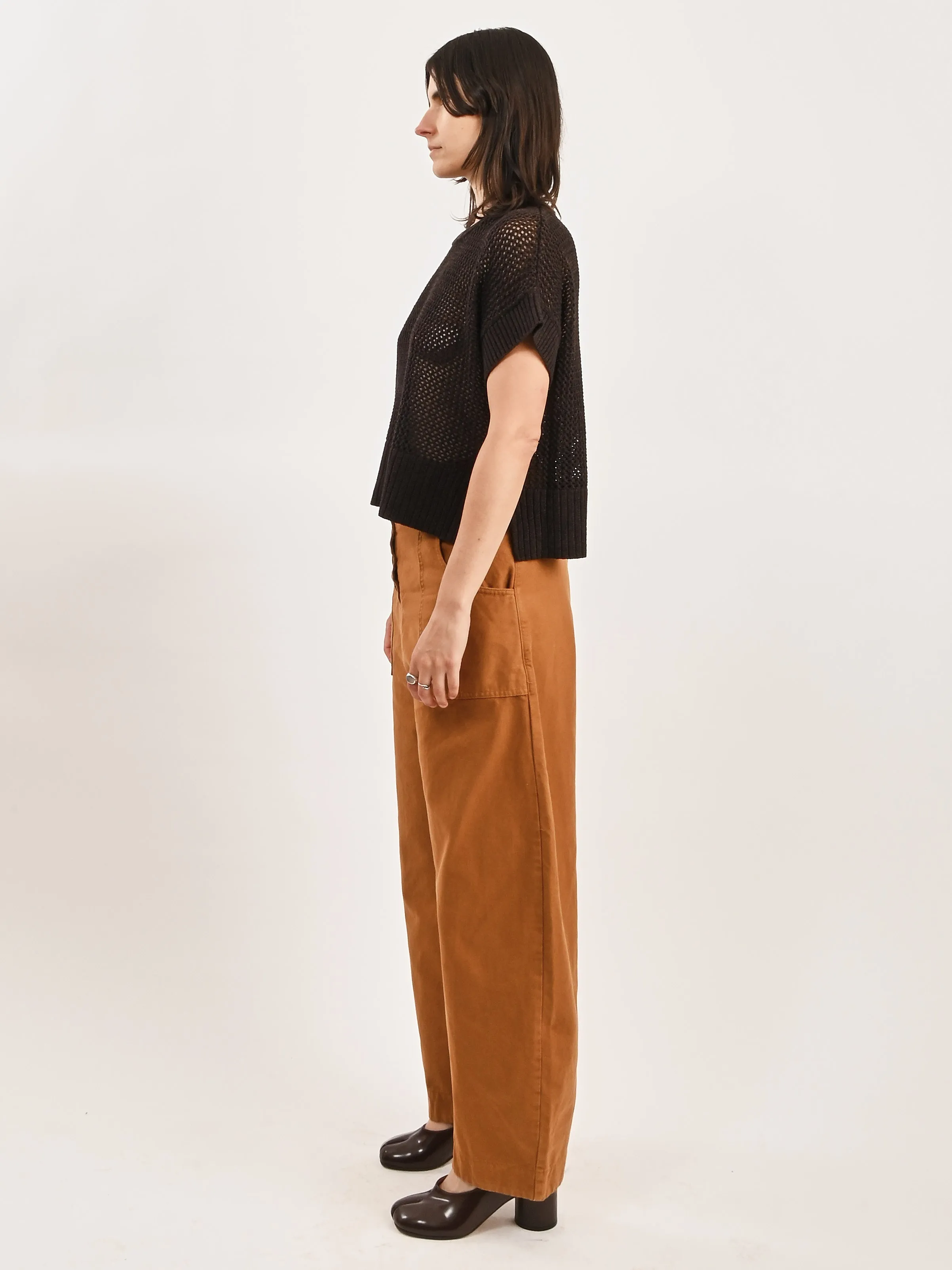 Brown Marbled Miro Pullover sold by Frances May Houseline product image thumbnail 5