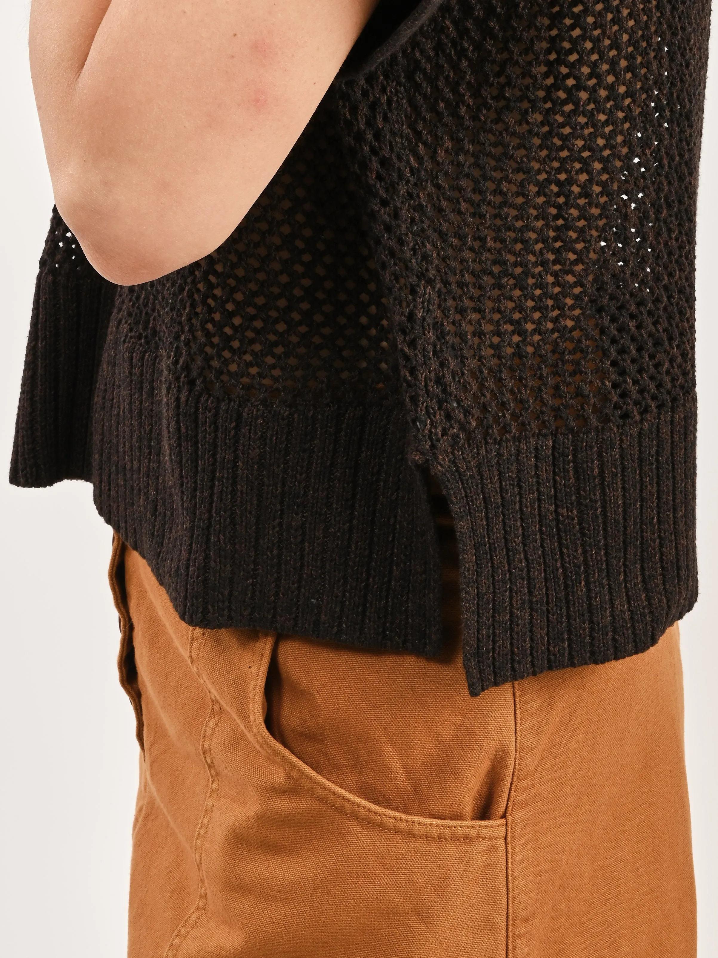 Brown Marbled Miro Pullover sold by Frances May Houseline product image thumbnail 4