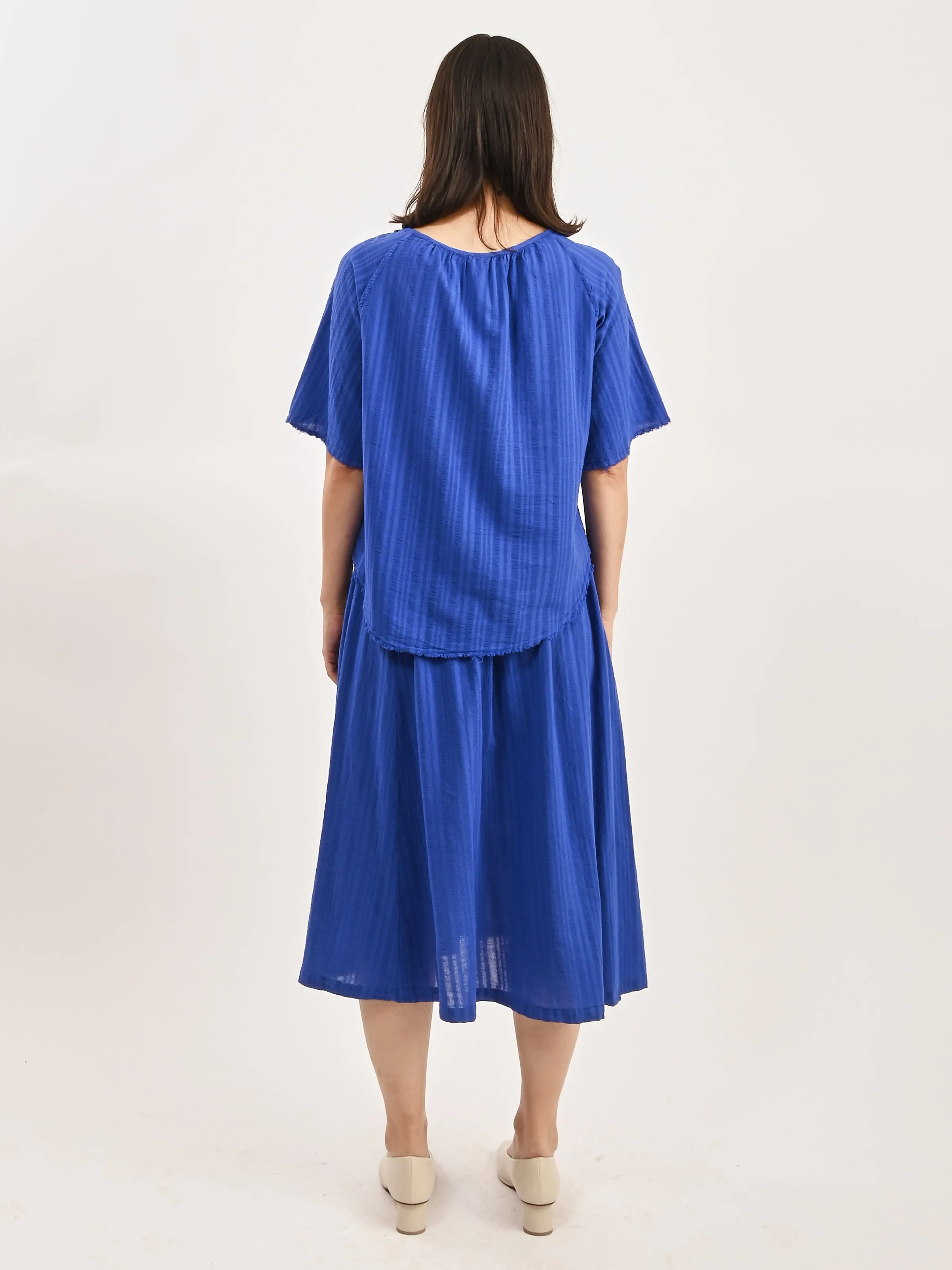 Royal Blue Miles Blouse sold by Frances May Houseline product image thumbnail 5