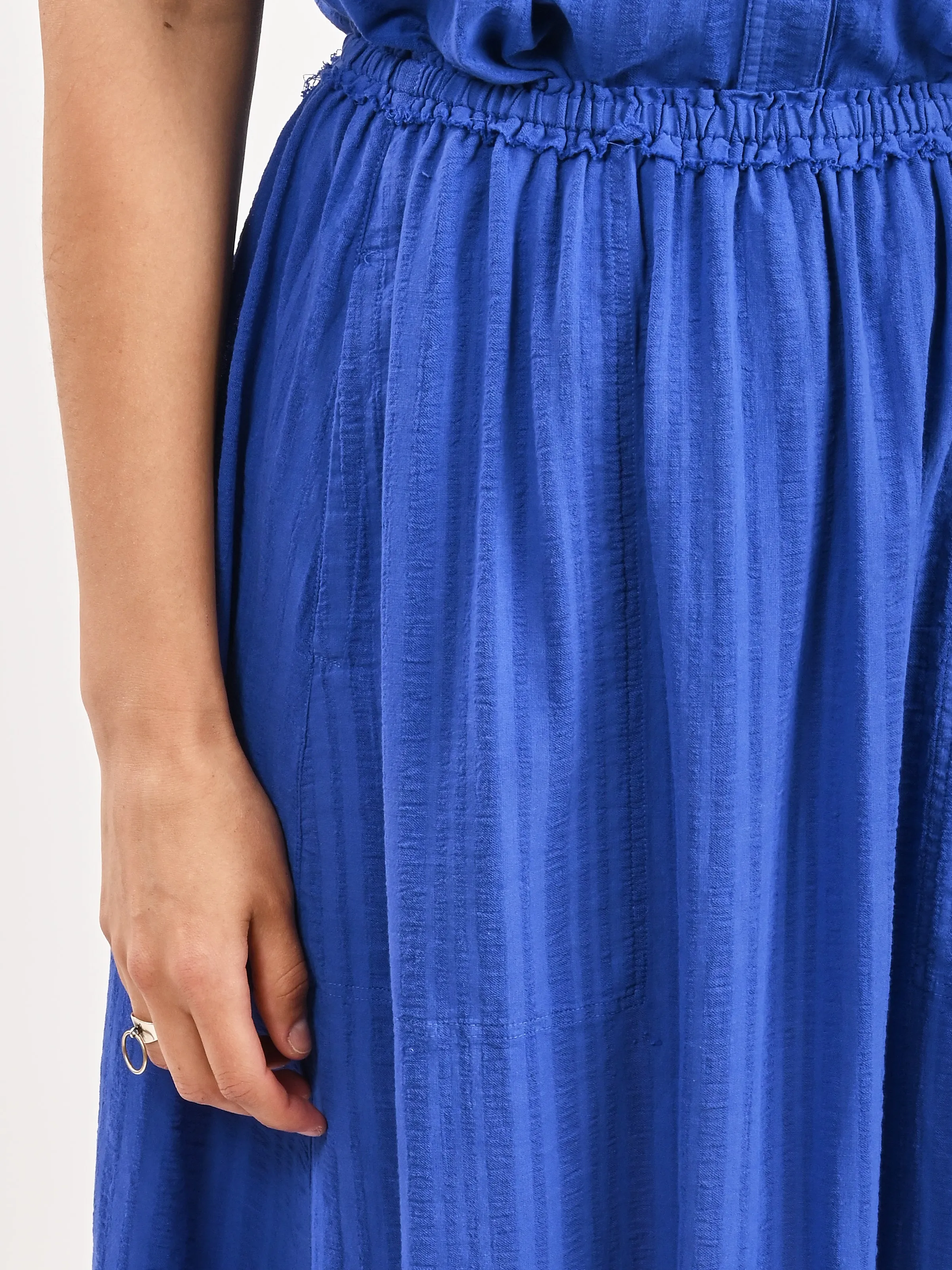 Royal Blue Day Skirt sold by Frances May Houseline product image thumbnail 4