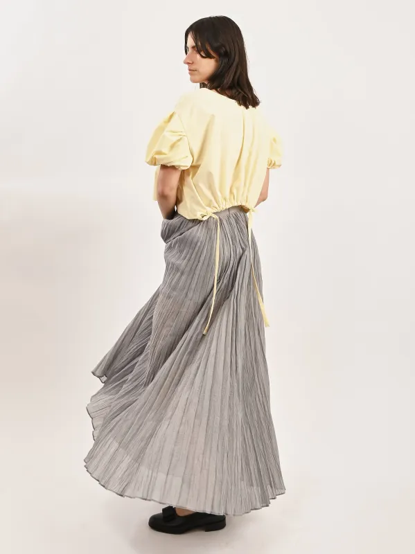 Yellow Puff Top sold by Frances May Houseline