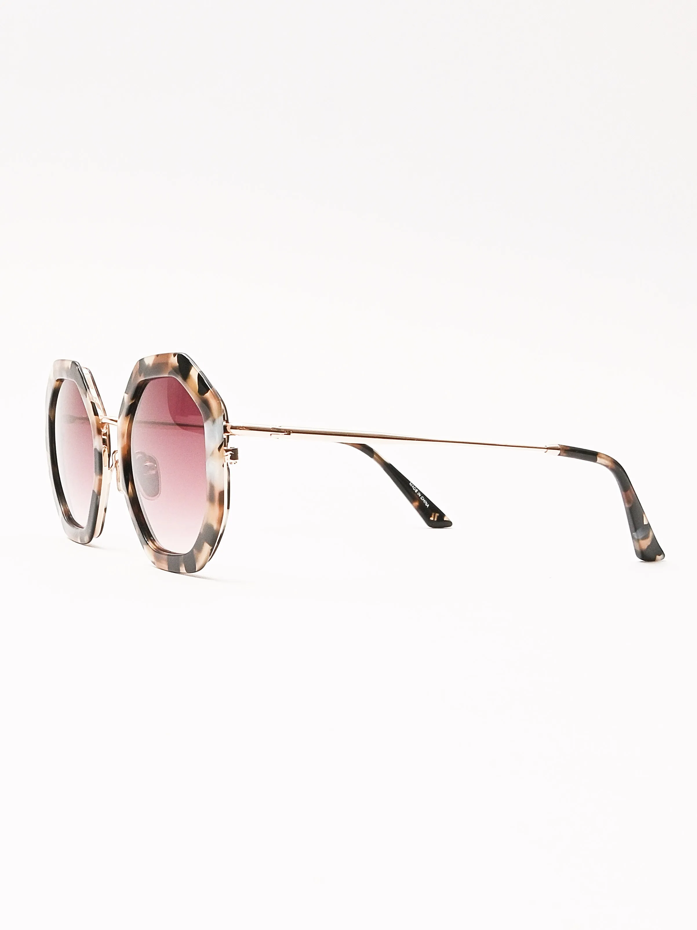 Tortoise Angie Sunglasses sold by Frances May Houseline