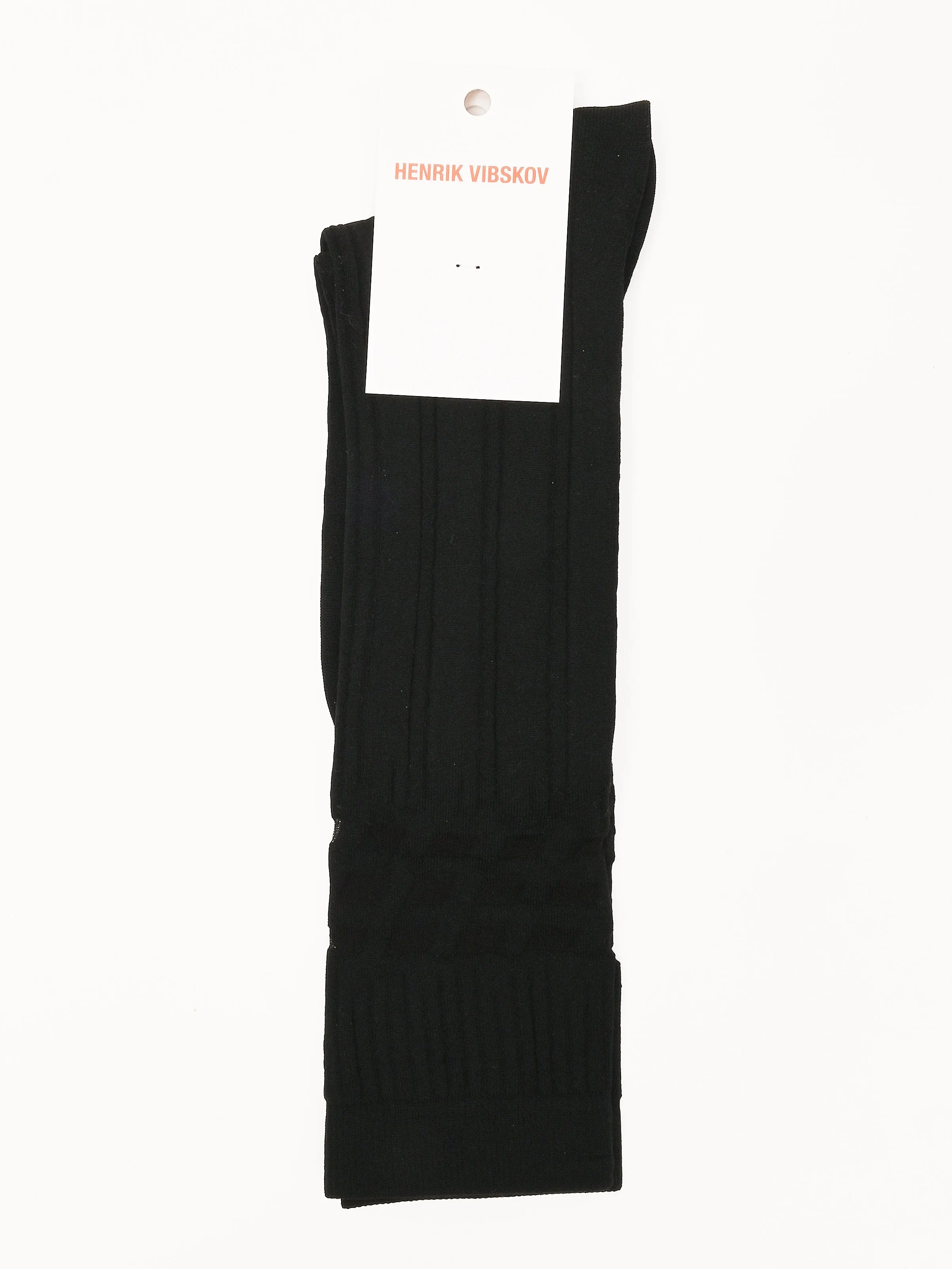 Black Stripes Long Femme Socks sold by Frances May Houseline product image thumbnail 2