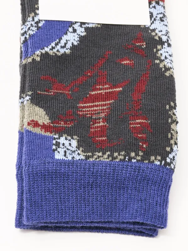Purple Goats Socks made by Henrik Vibskov