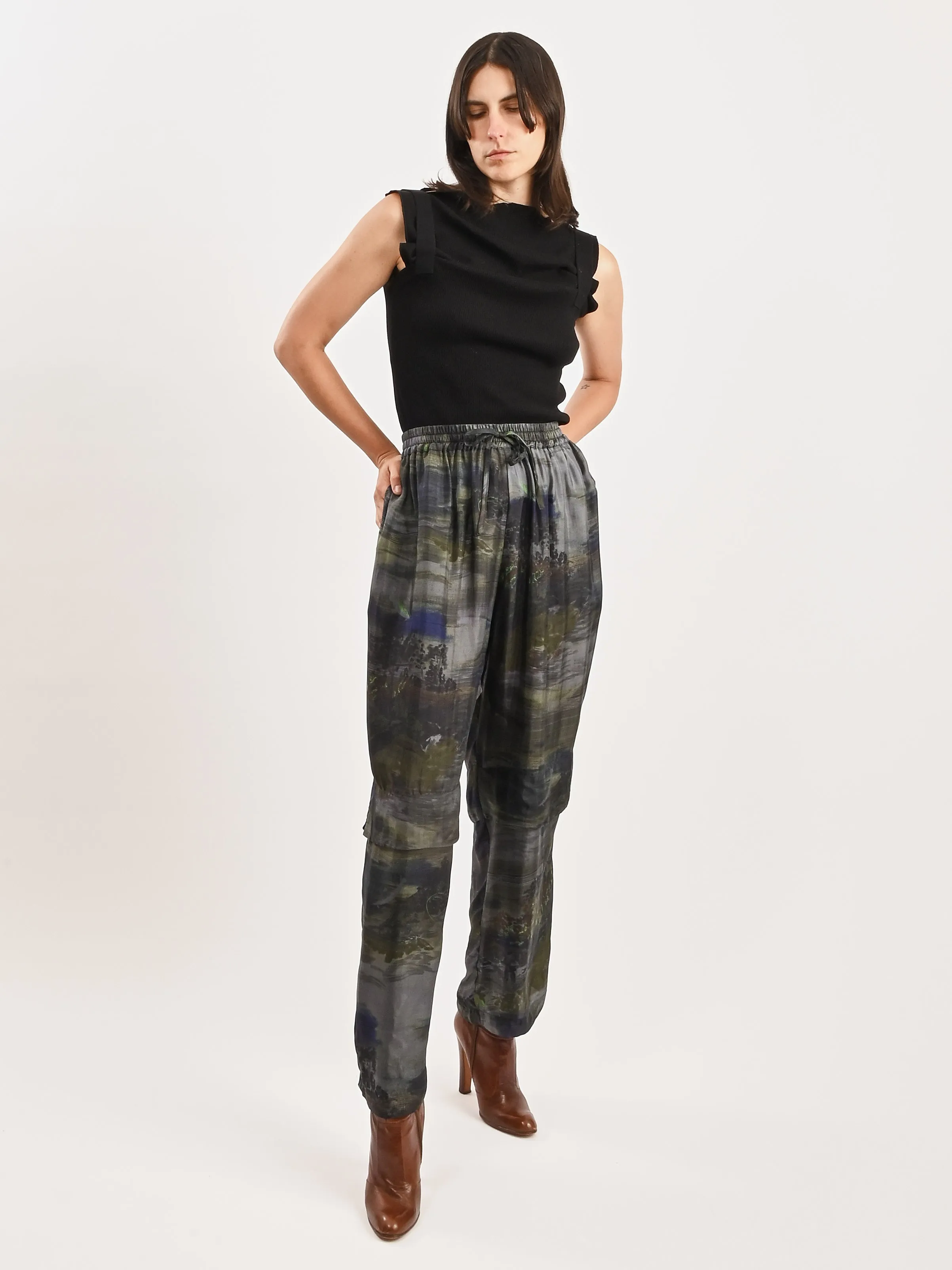 Black Lud Top sold by Frances May Houseline